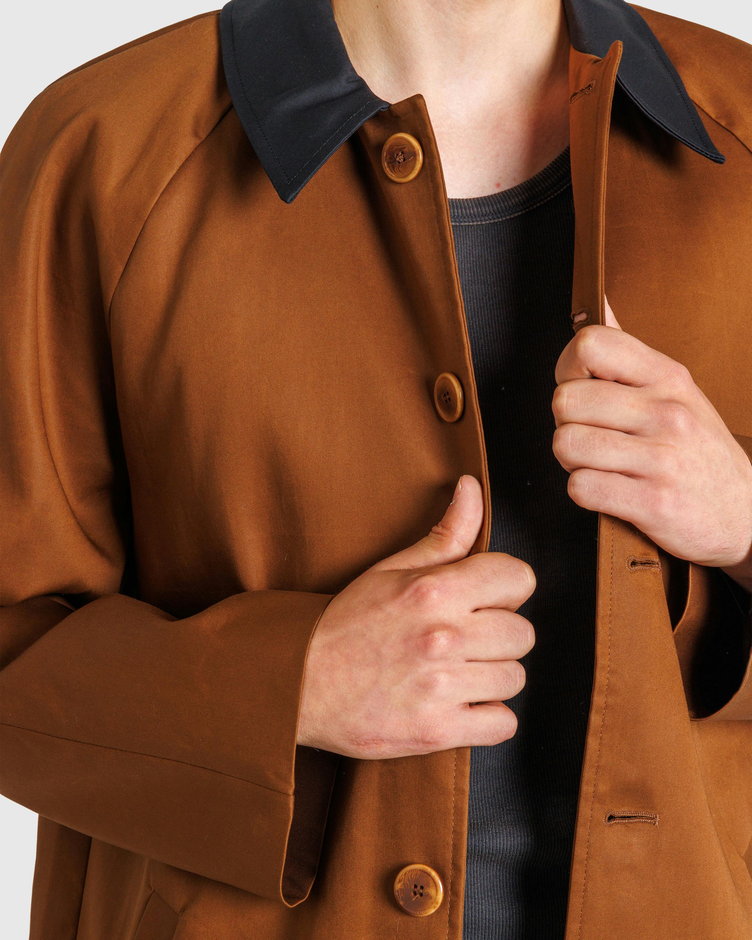 Galilee by Sea – Wide Raglan Overcoat Brown - Trench Coats - Brown - Image 4