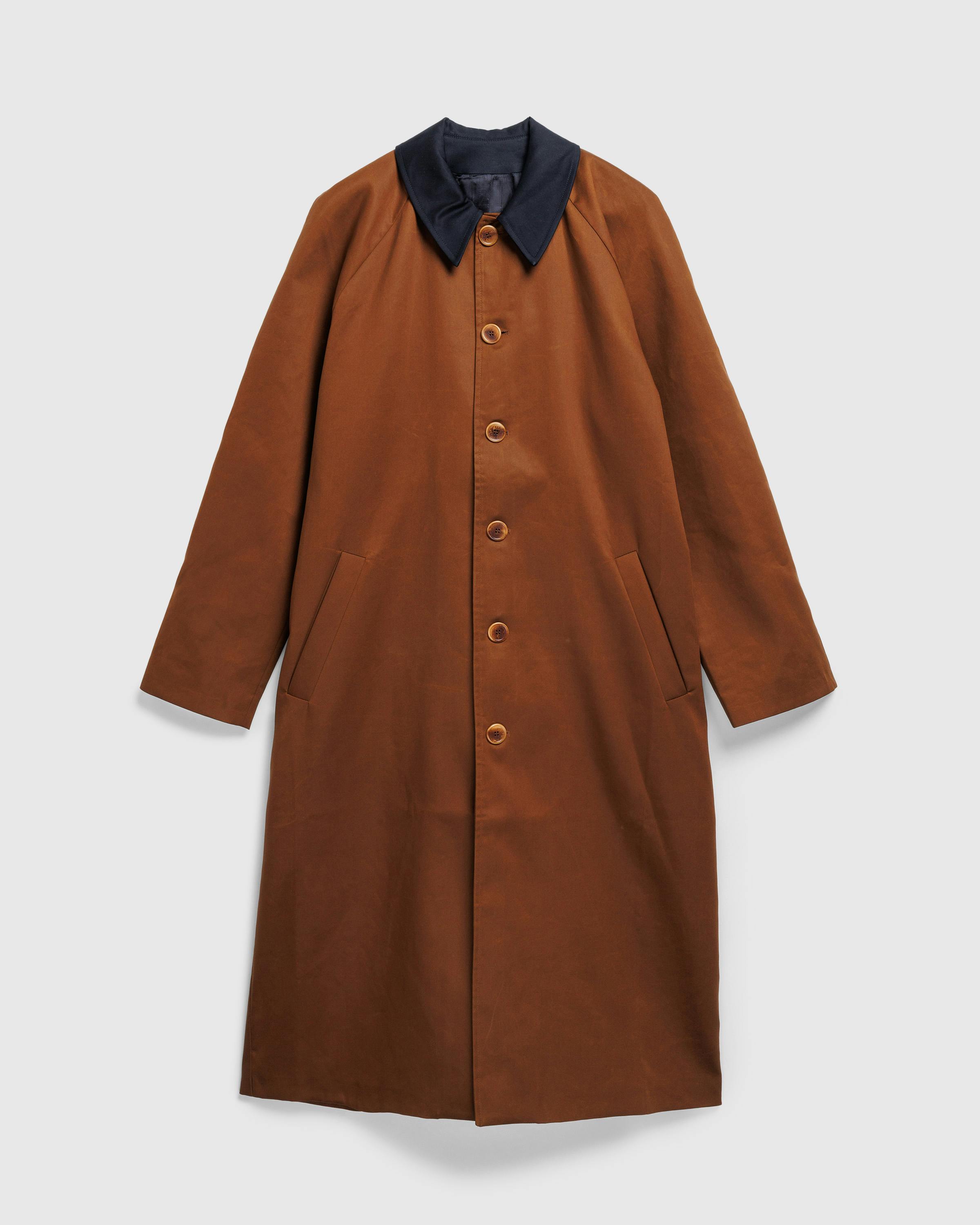 Galilee by Sea – Wide Raglan Overcoat Brown - Trench Coats - Brown - Image 1