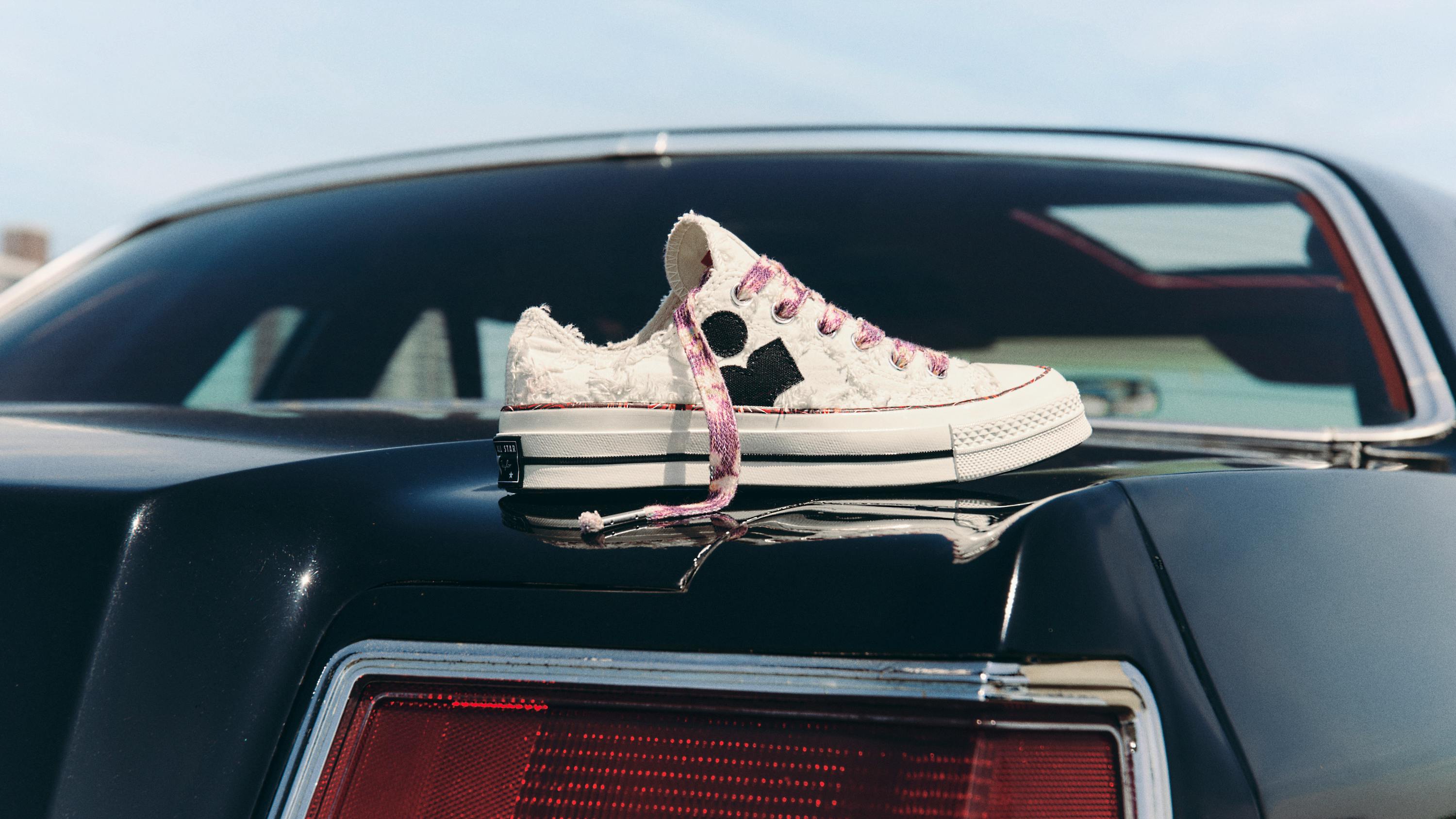 Black Isabel Marant wedge converse sneaker