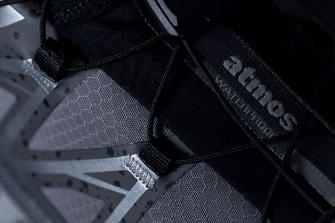 black and gray salomon sneaker