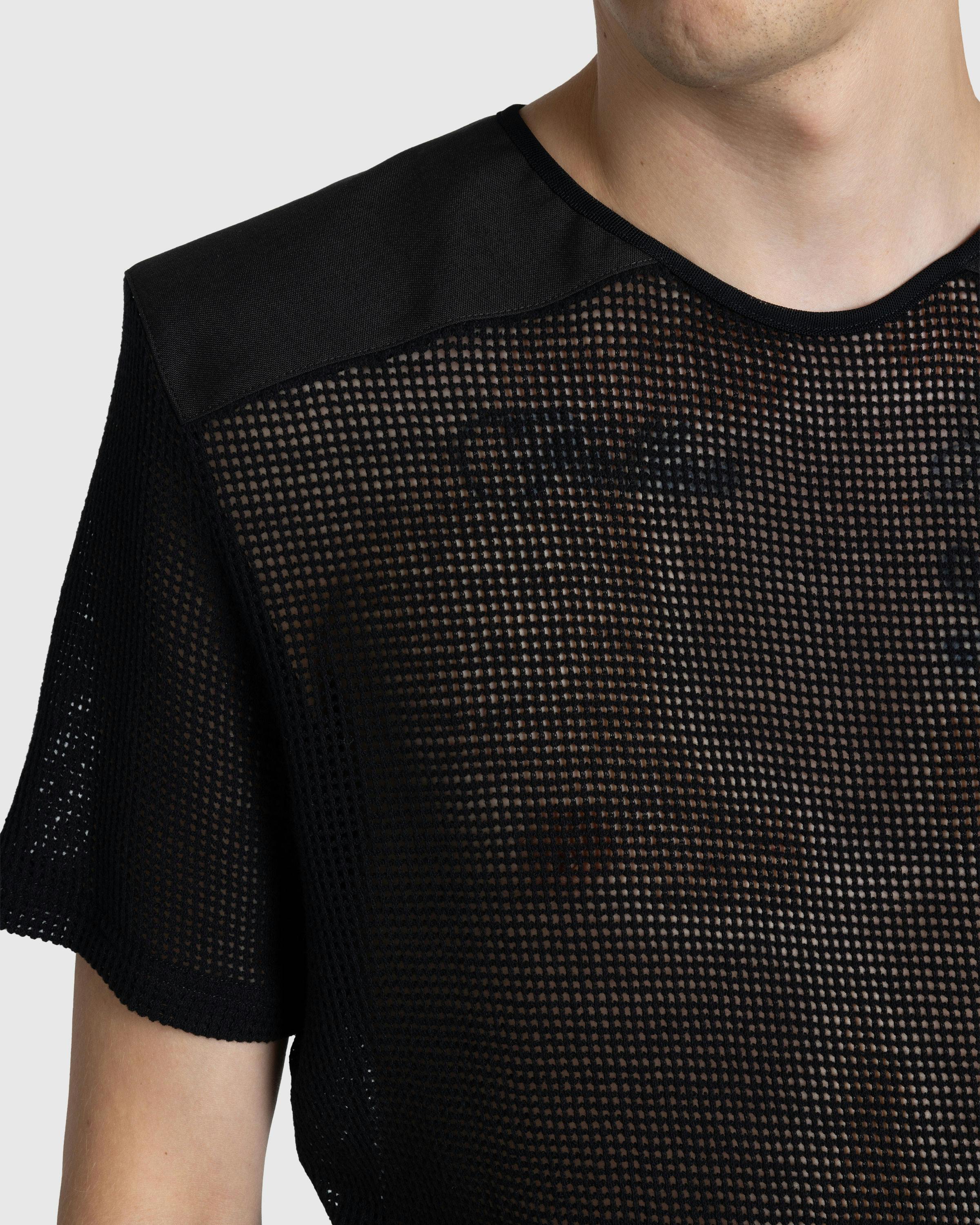 Olly Shinder – Net T-Shirt Black - Tees - Black - Image 4