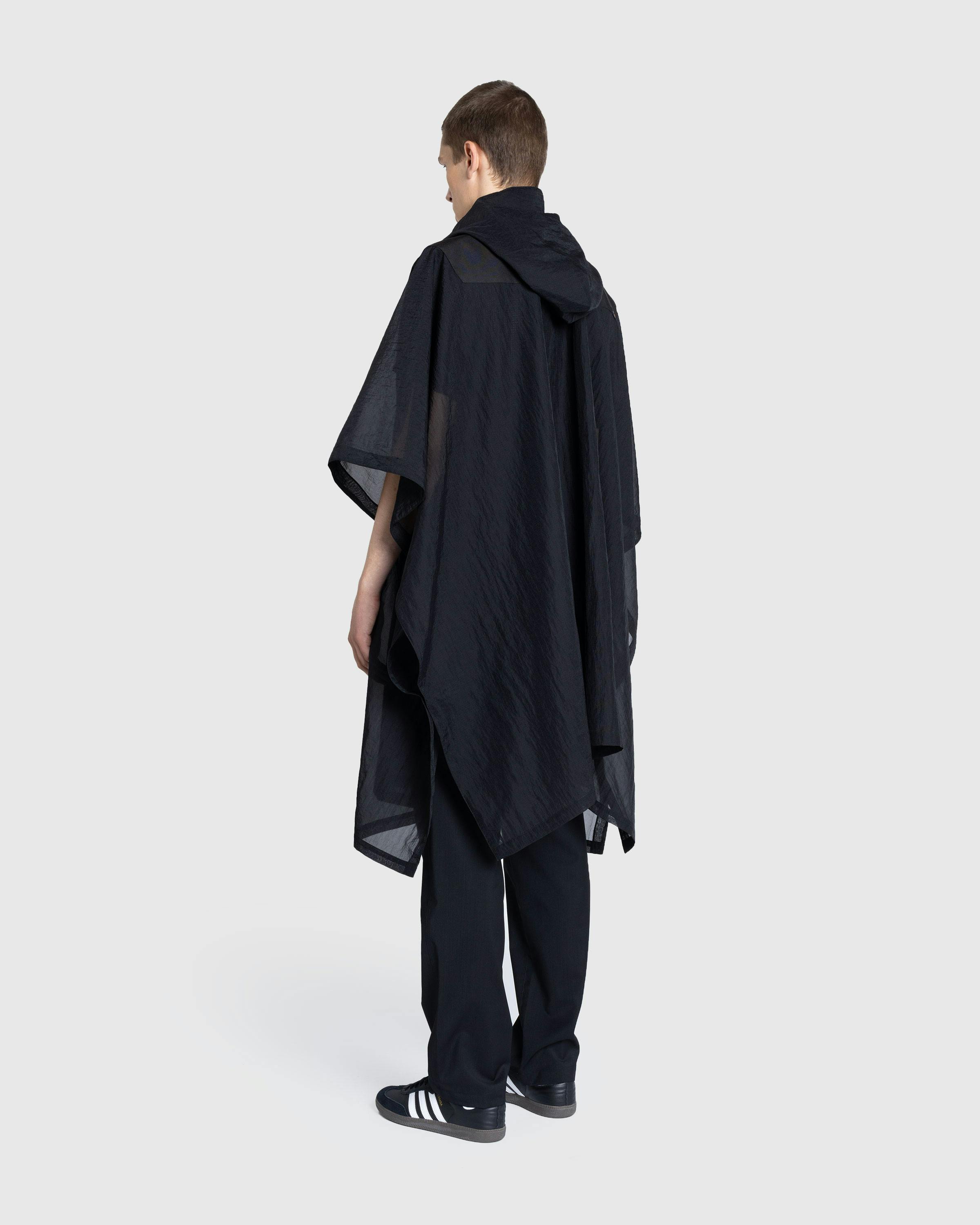 Olly Shinder – Poncho With Cordura Yoke Black - Ponchos - Black - Image 3