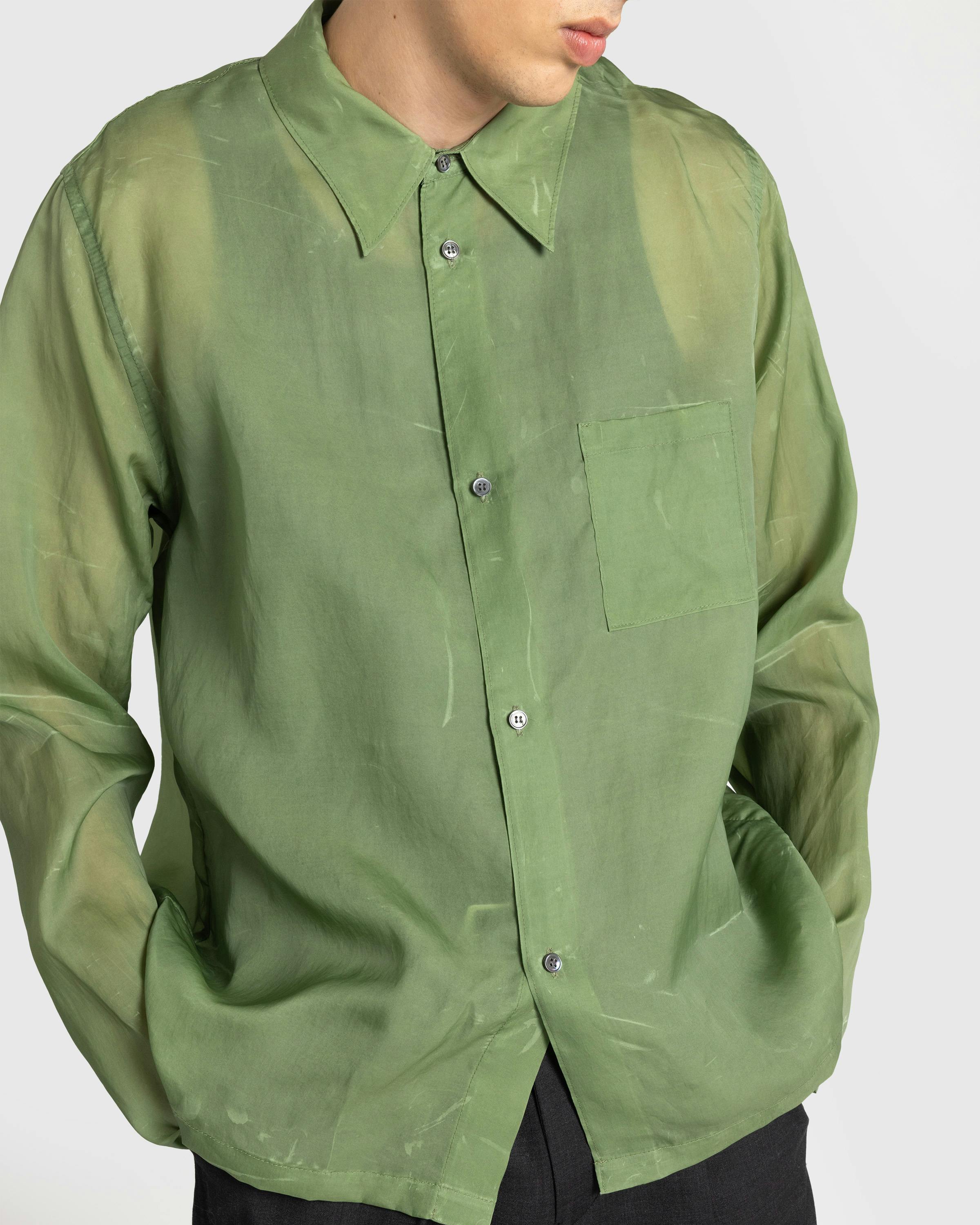 Berner Kühl – Cordial Shirt Marker Grass - Longsleeve Shirts - Green - Image 4