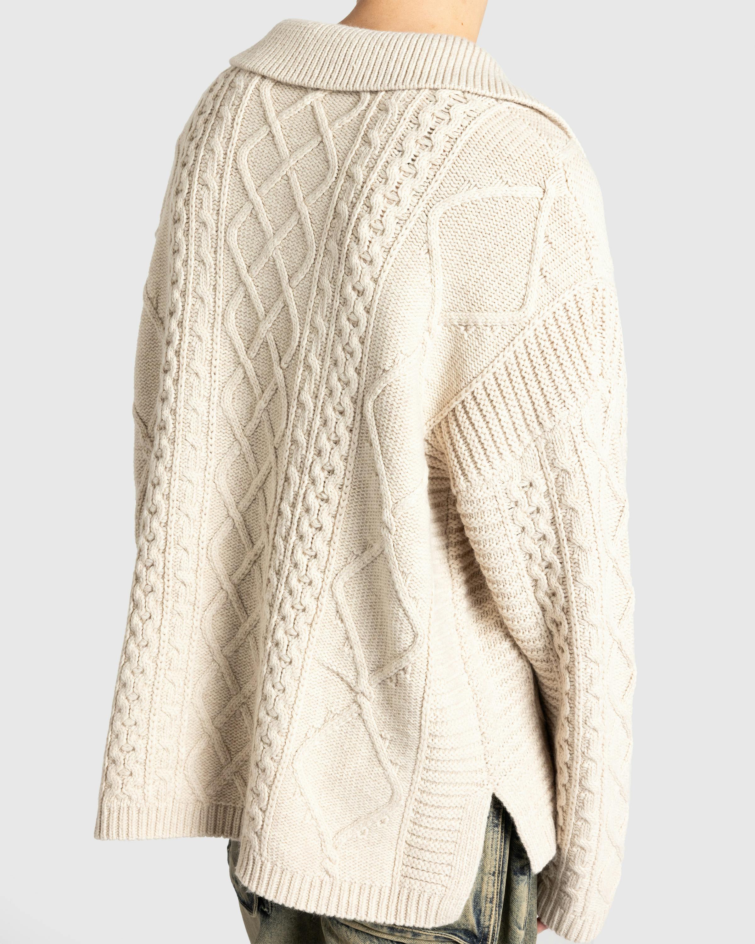 Guess USA – Cable Knit Sweater Pearl White Multi - Crewnecks - Pearl White Multi - Image 4