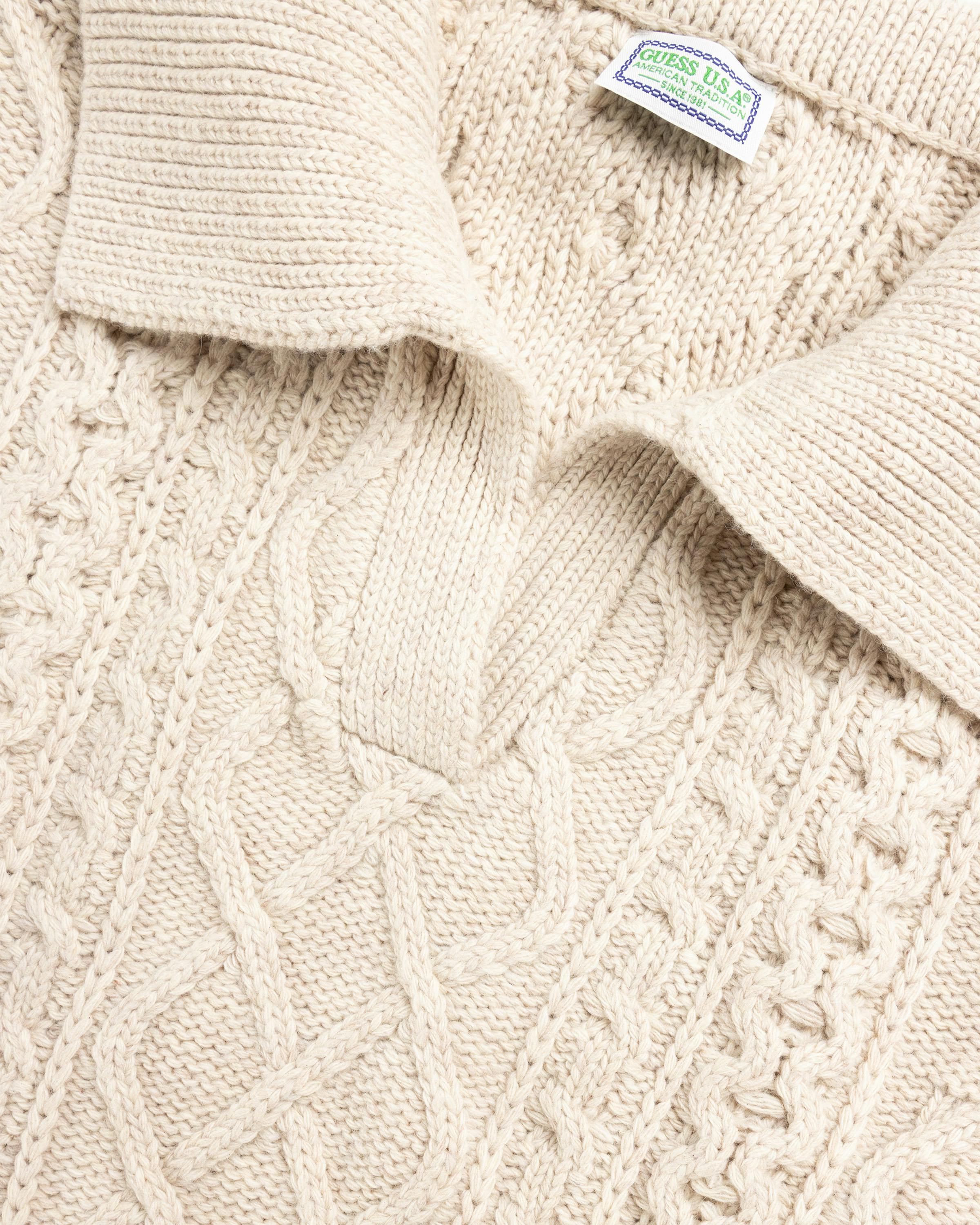 Guess USA – Cable Knit Sweater Pearl White Multi - Crewnecks - Pearl White Multi - Image 5