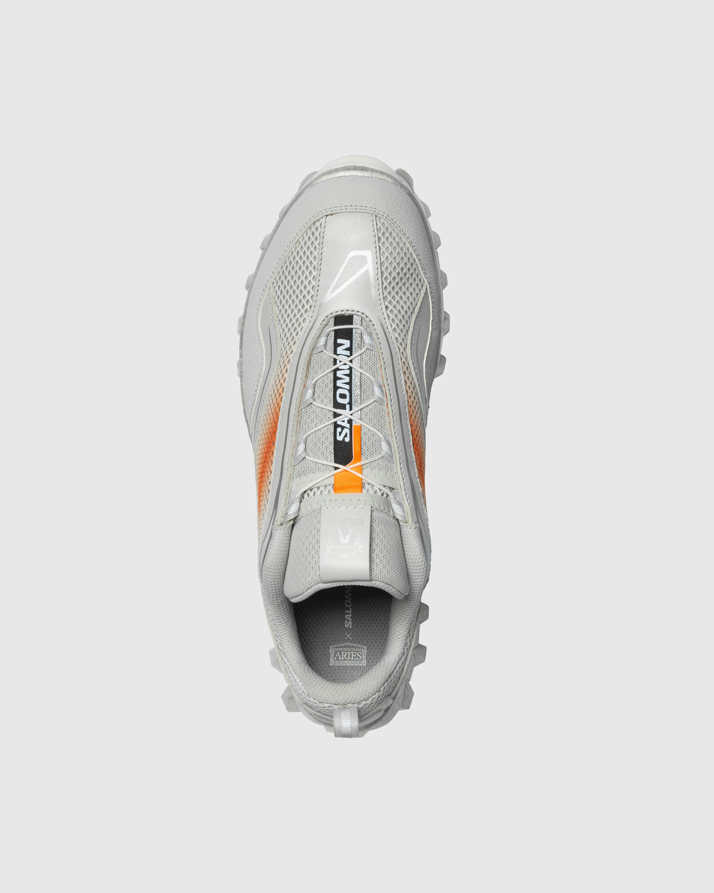 Salomon x Aries – Snowclog Lunar Rock/Shocking Orange/Ftw Silver - Low Top Sneakers - Grey - Image 2