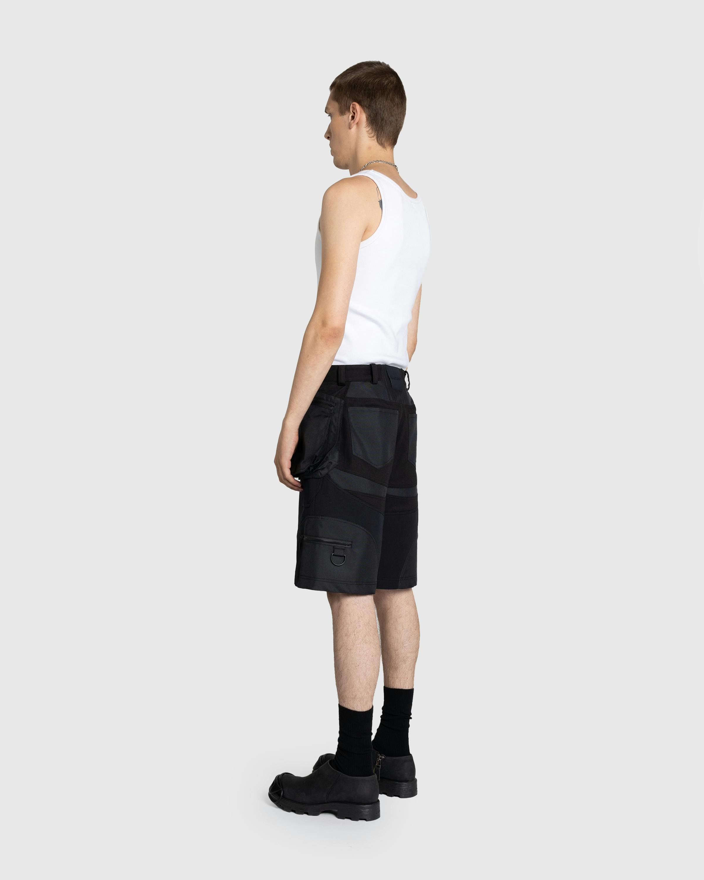 Mugler – Technical Fabric Cargo Shorts Black/Black - Short Cuts - Black - Image 6