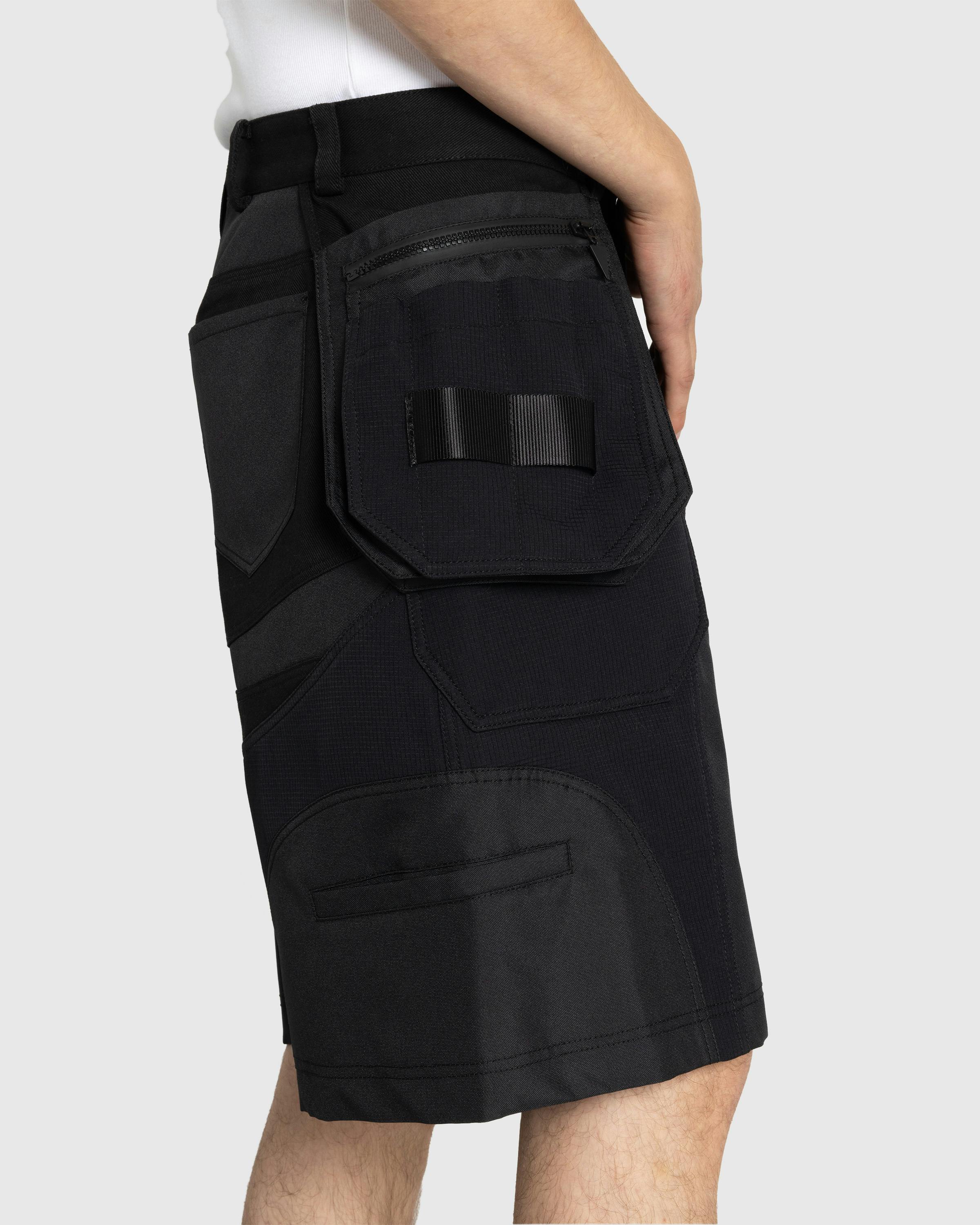 Mugler – Technical Fabric Cargo Shorts Black/Black - Short Cuts - Black - Image 4