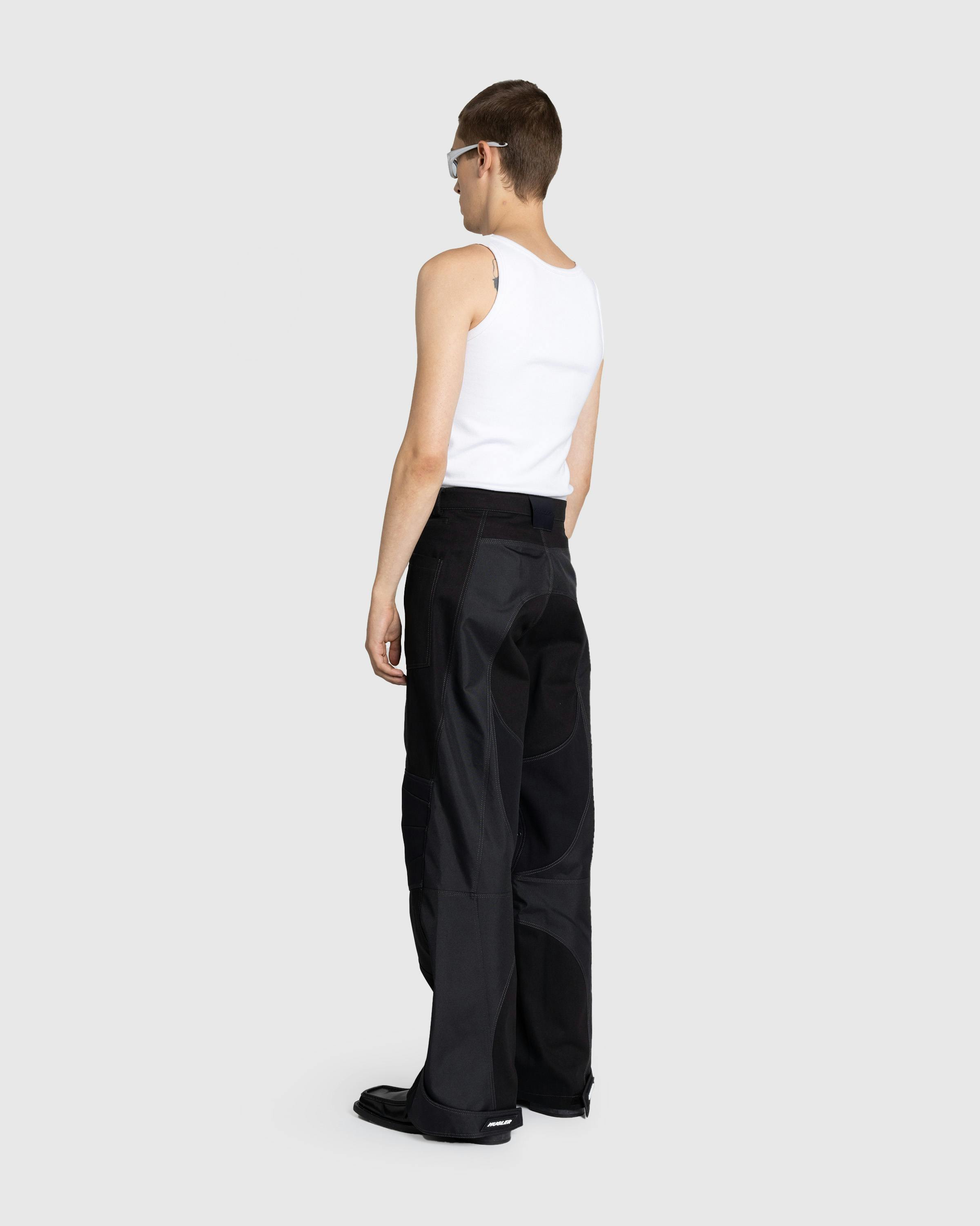 Mugler – Technical Fabric Cargo Pants Black/Black - Trousers - Black - Image 6