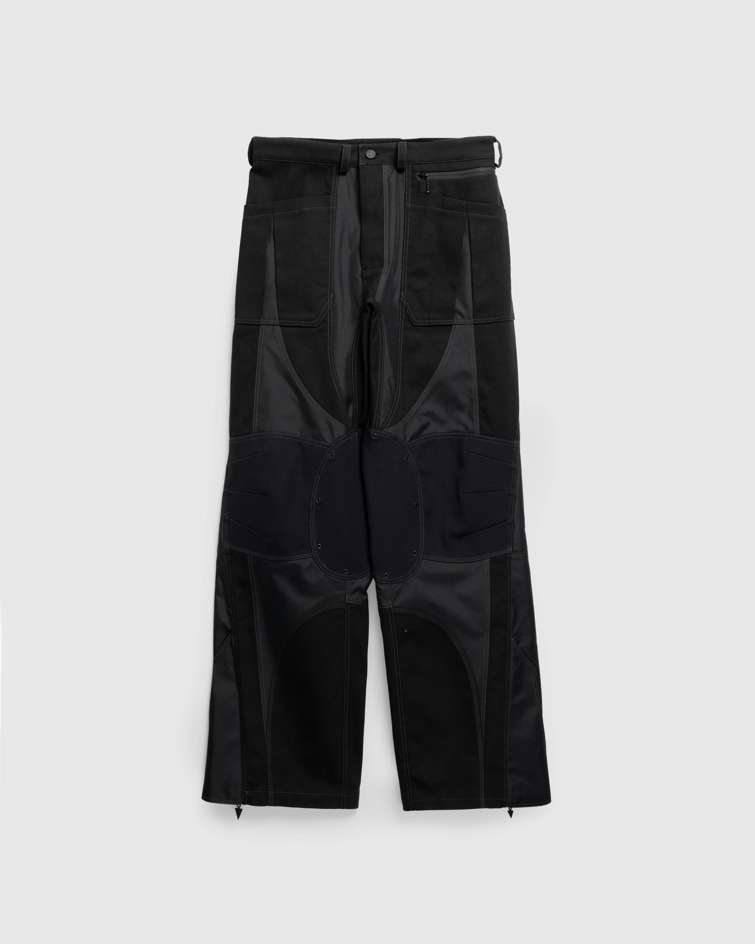 Mugler – Technical Fabric Cargo Pants Black/Black - Trousers - Black - Image 1