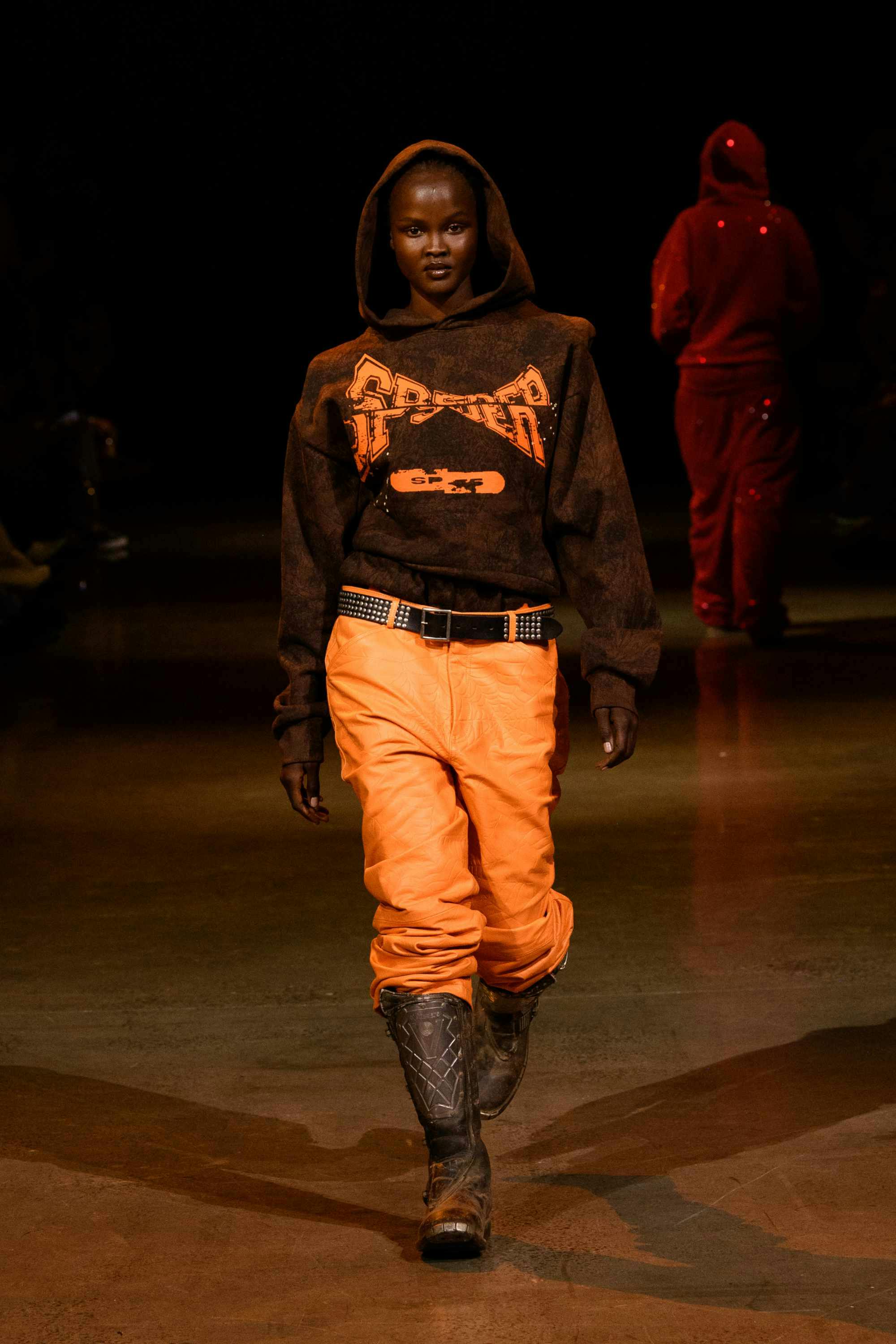 Young Thug's SP5DER clothing brand runway show at new york fashion week fall/winter 2024