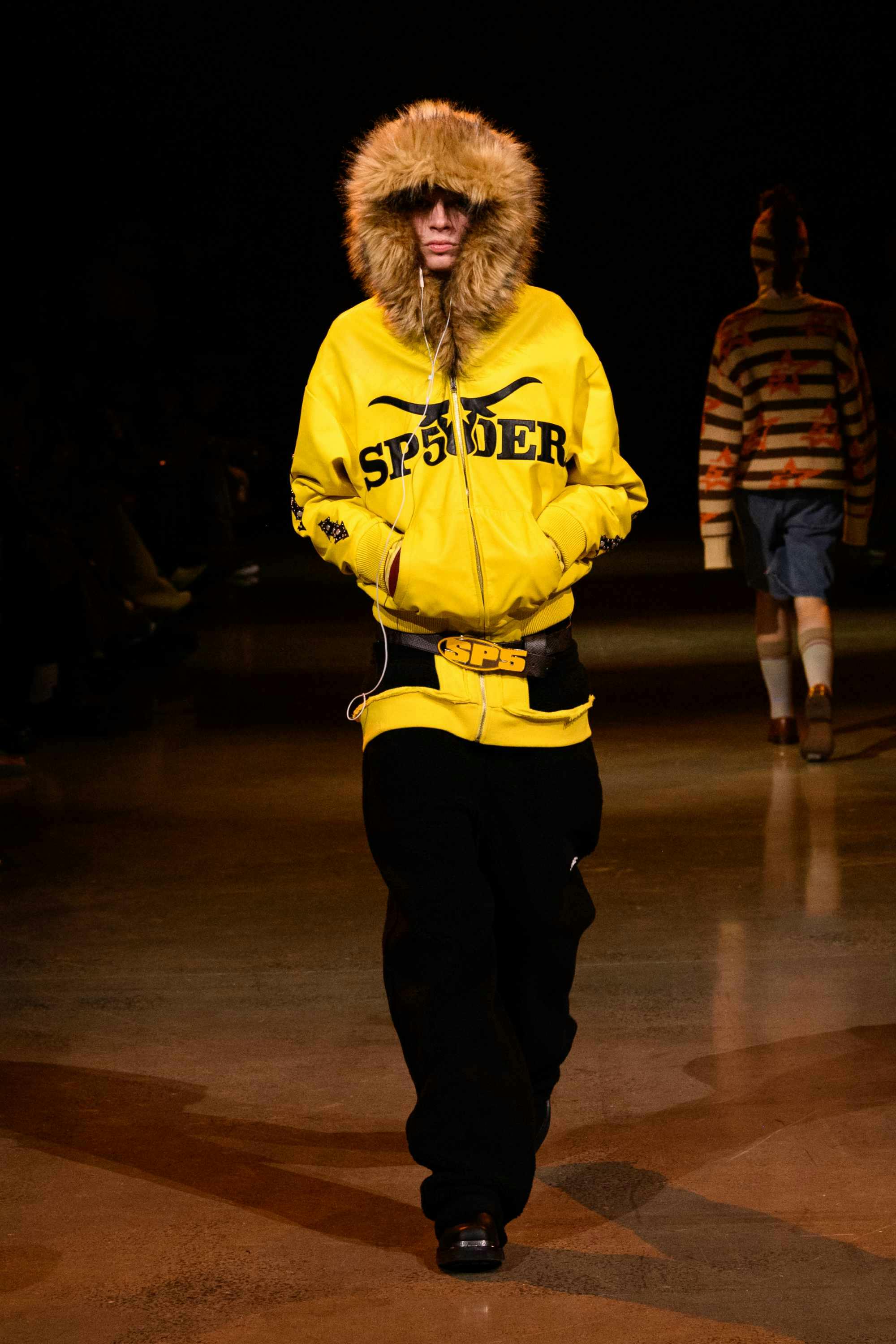 Young Thug's SP5DER clothing brand runway show at new york fashion week fall/winter 2024