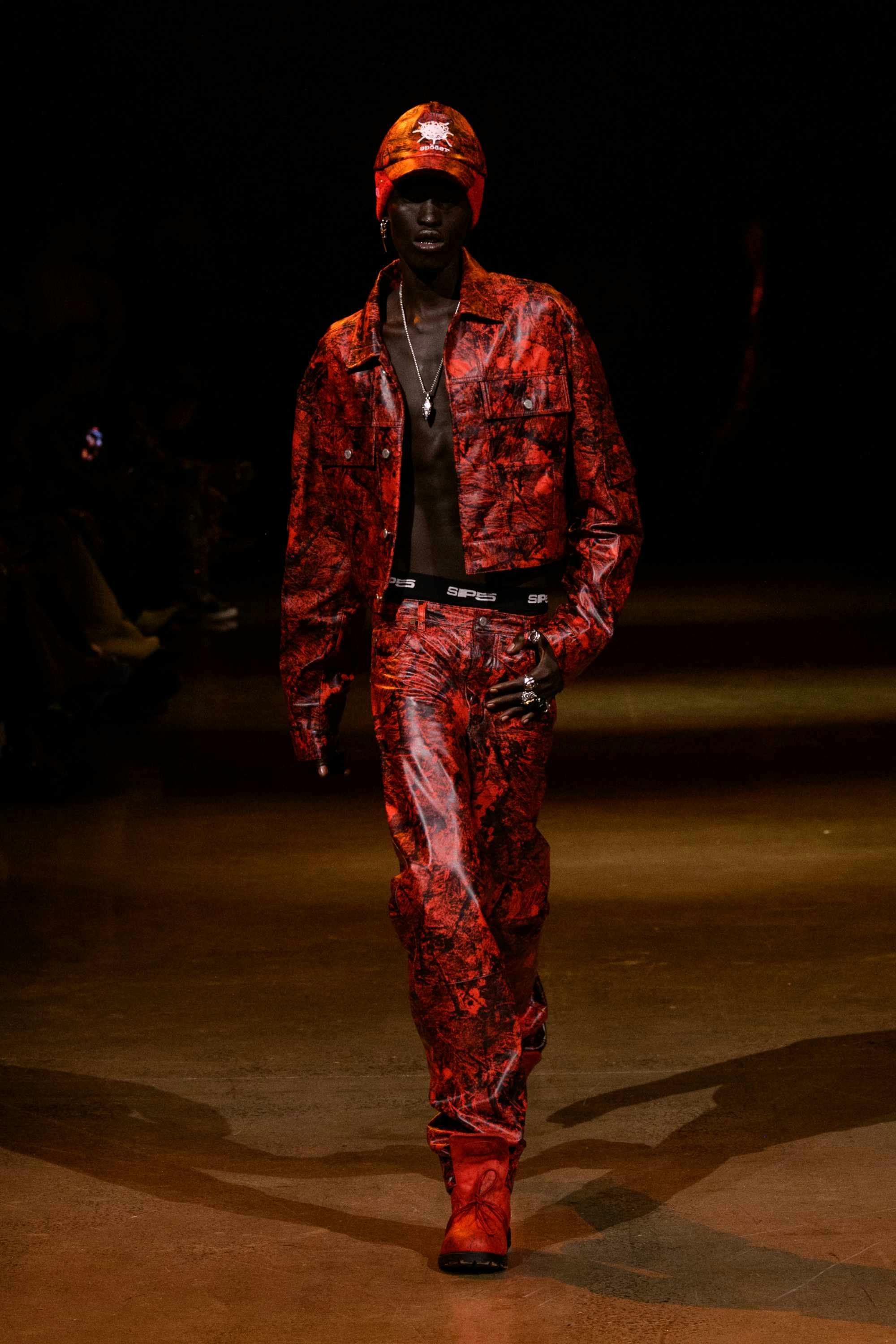 Young Thug's SP5DER clothing brand runway show at new york fashion week fall/winter 2024