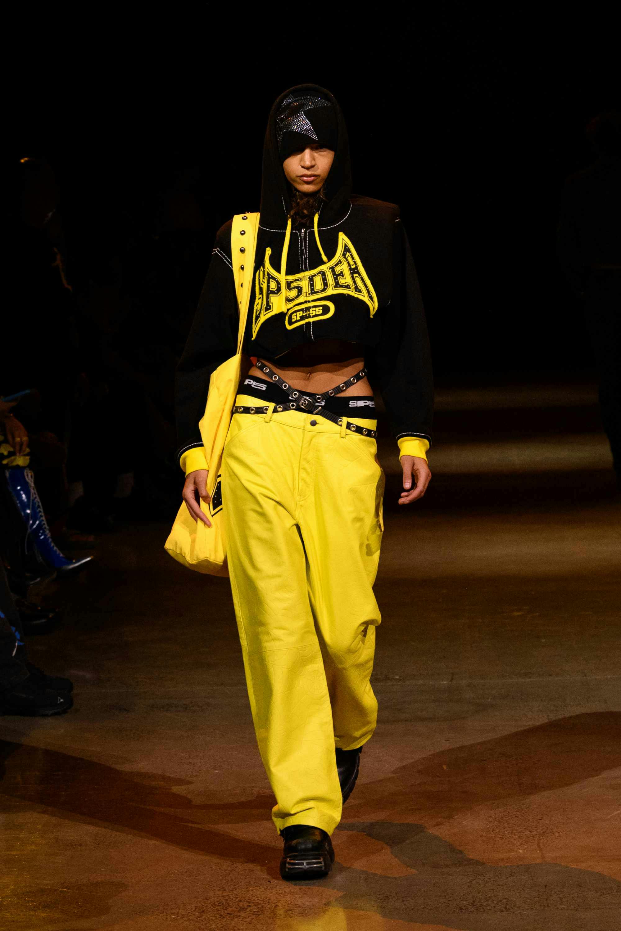 Young Thug's SP5DER clothing brand runway show at new york fashion week fall/winter 2024