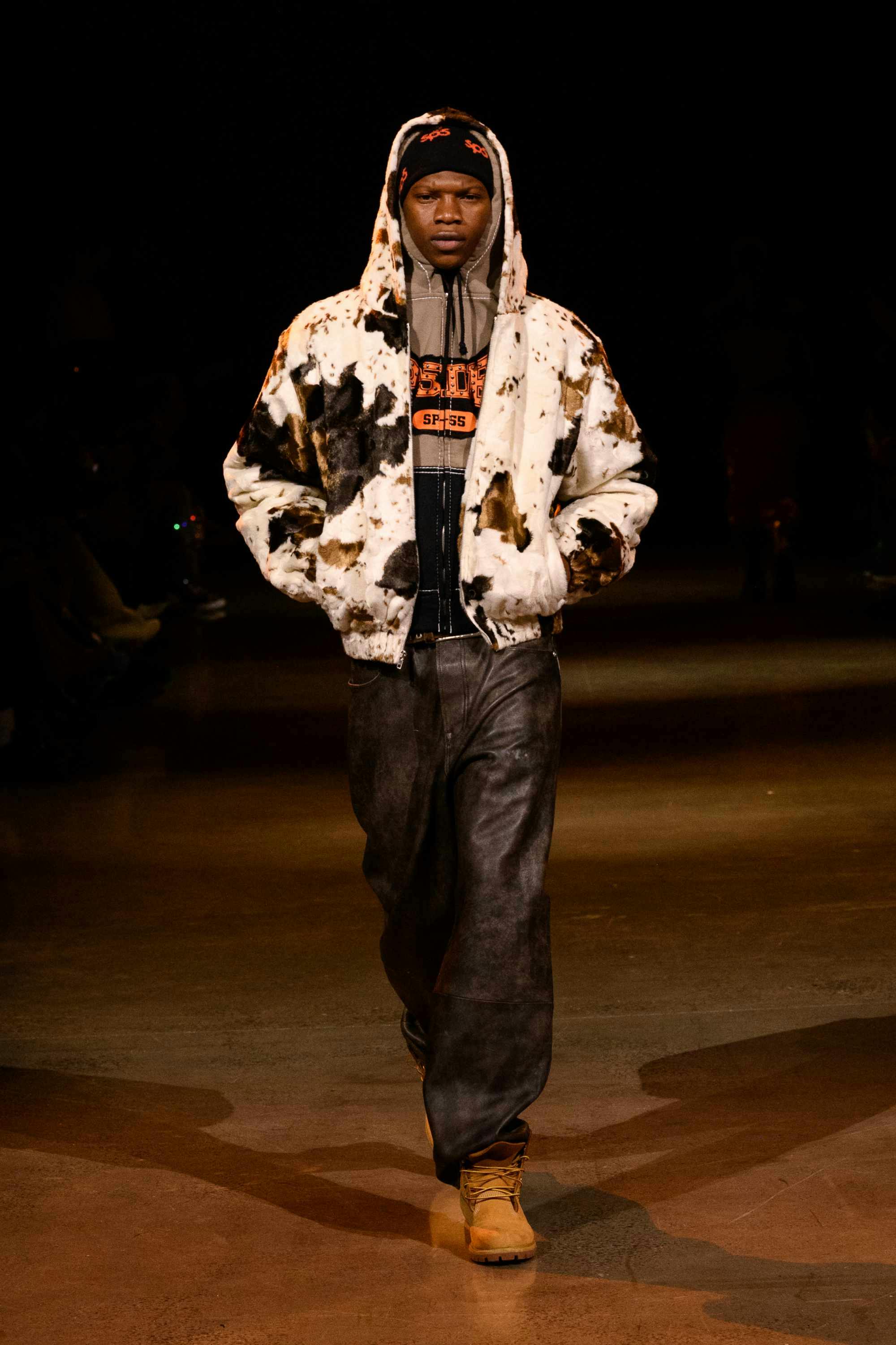 Young Thug's SP5DER clothing brand runway show at new york fashion week fall/winter 2024