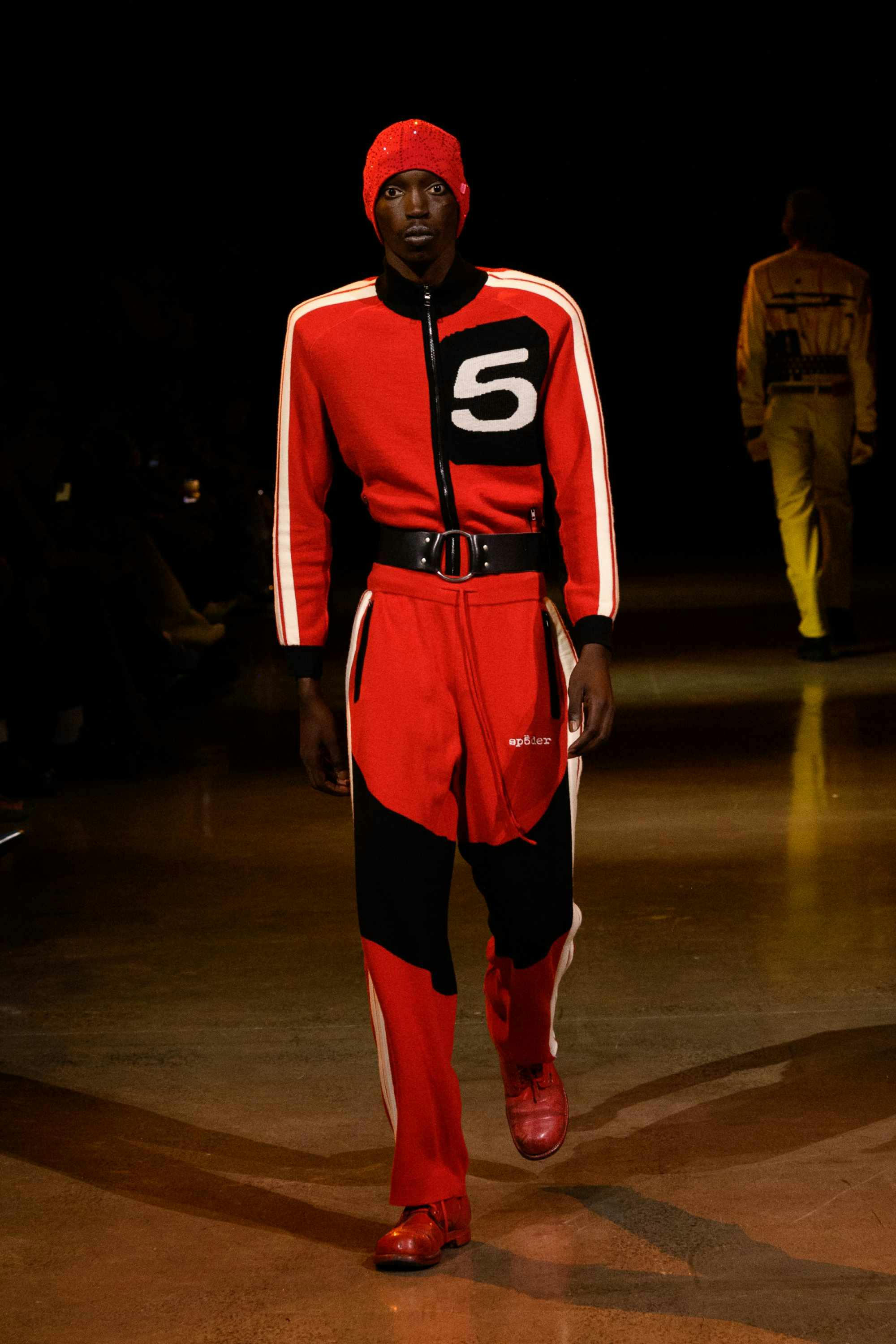 Young Thug's SP5DER clothing brand runway show at new york fashion week fall/winter 2024