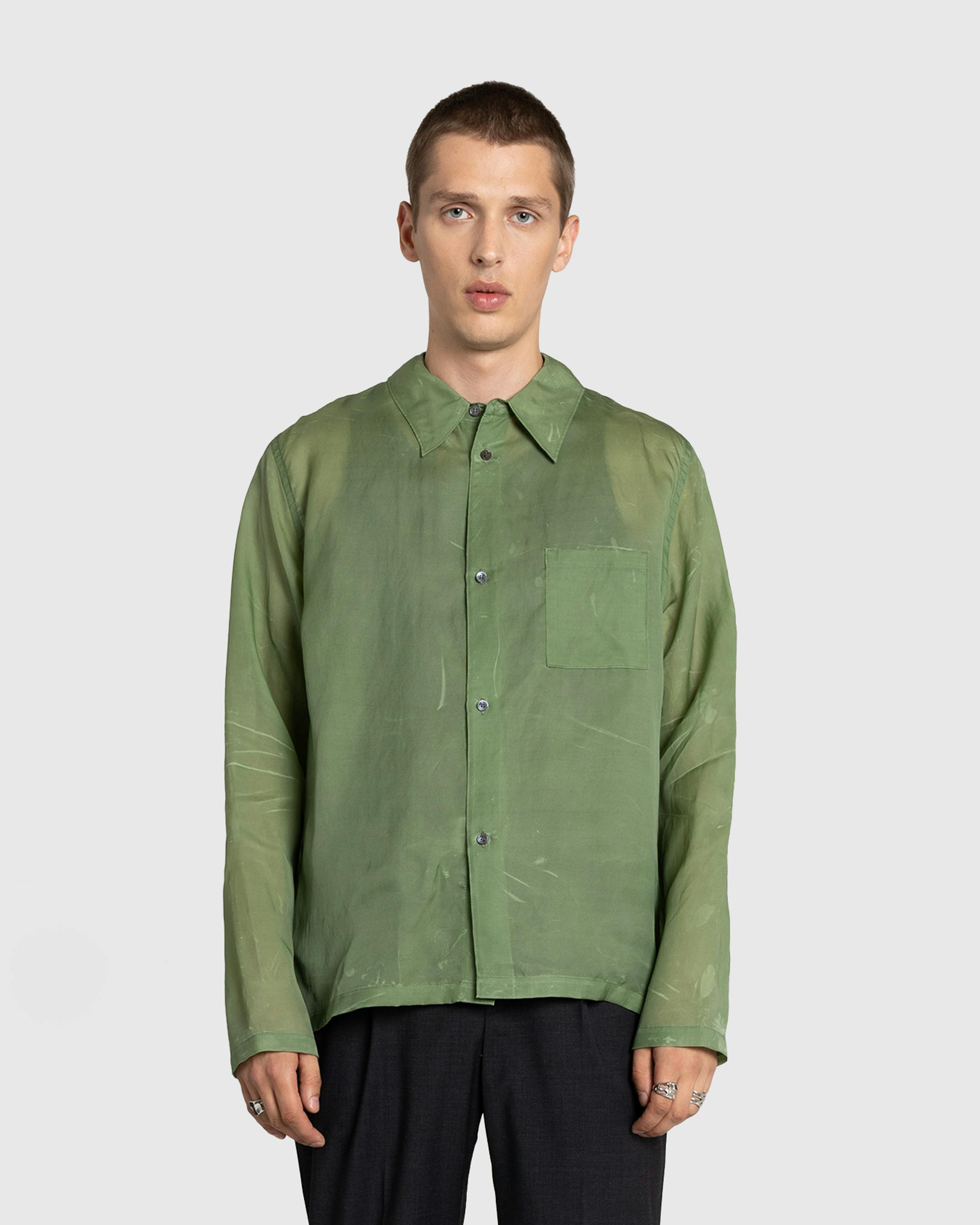 Berner Kühl – Cordial Shirt Marker Grass - Longsleeve Shirts - Green - Image 2