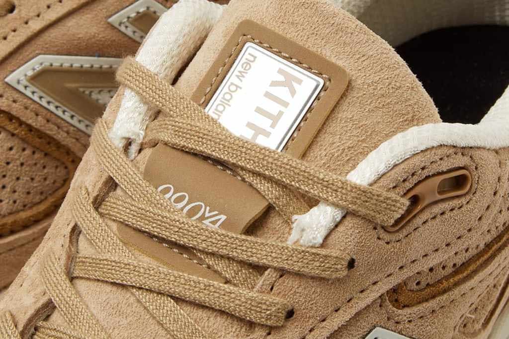 kith new balance beige 990 collab shoe