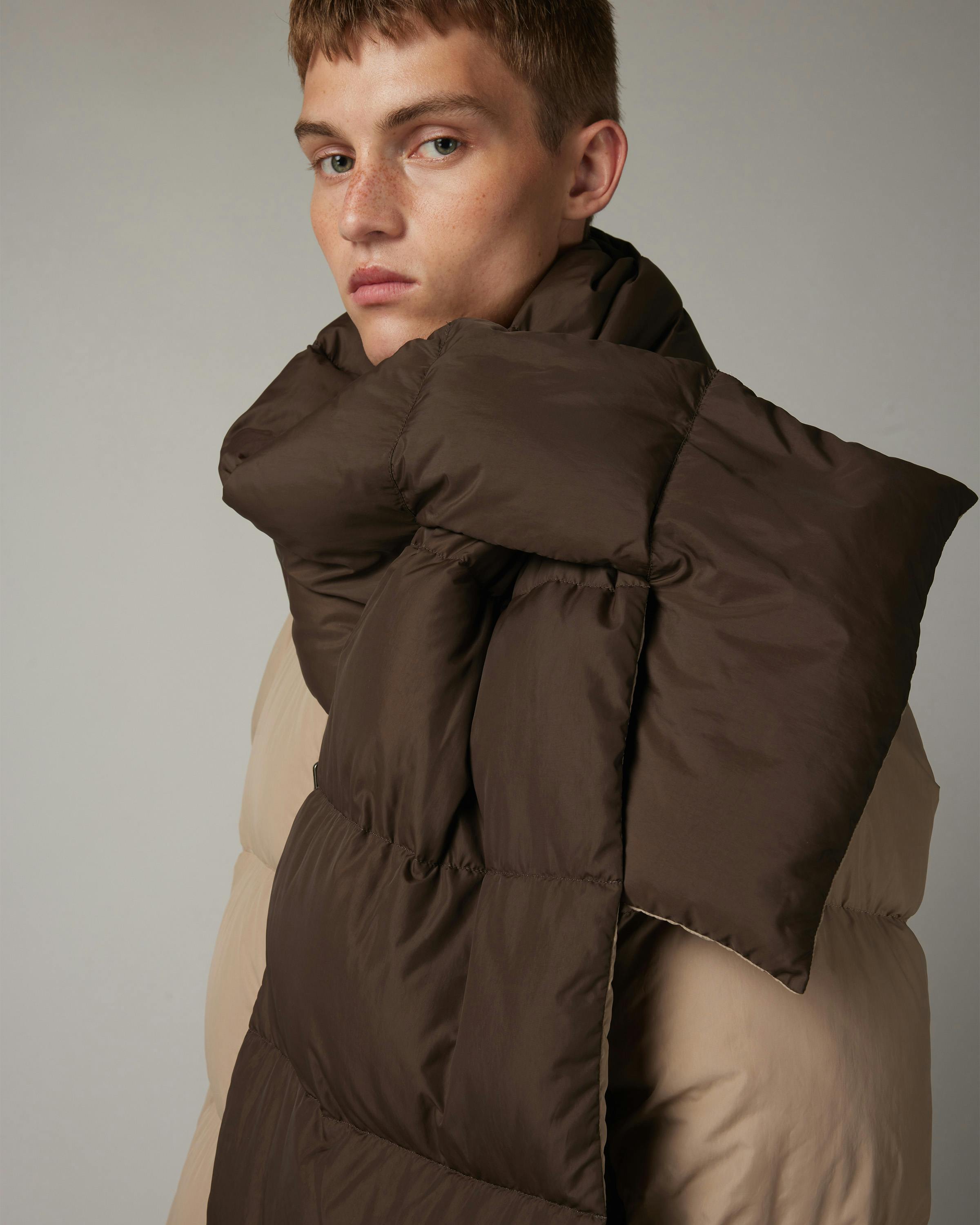 NANGA x Highsnobiety HS05 – Portable Down Puffer Brown/Beige - Knits - Brown/Beige - Image 2