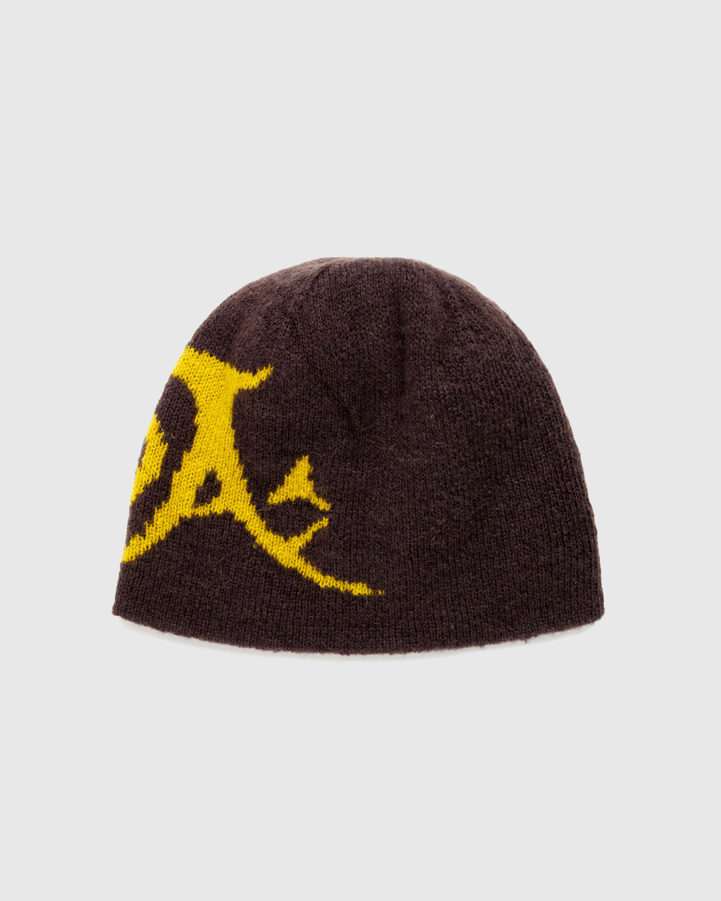 ROA – Graphic Beanie Brown Yellow - Beanies - Brown - Image 4