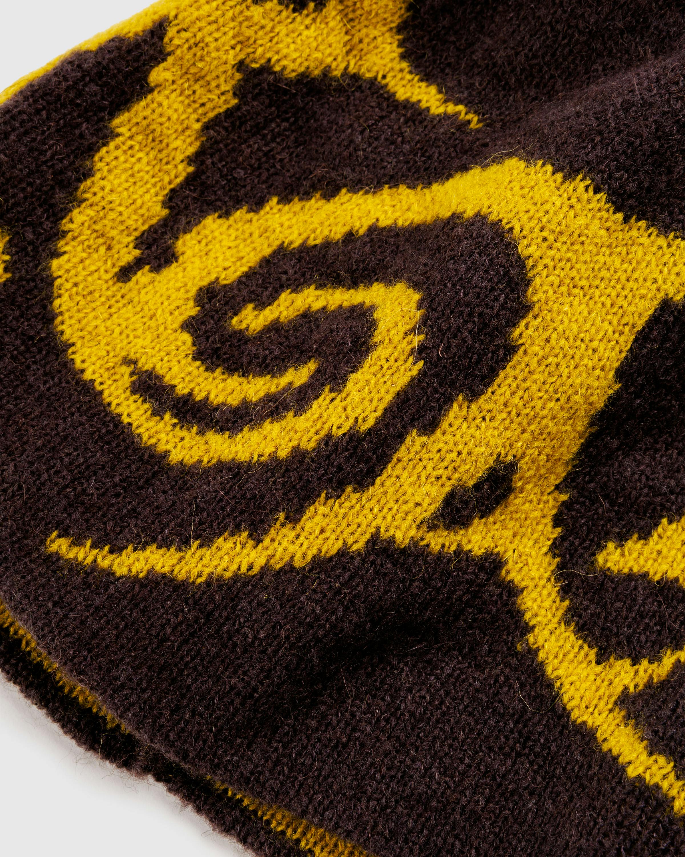 ROA – Graphic Beanie Brown Yellow - Beanies - Brown - Image 3