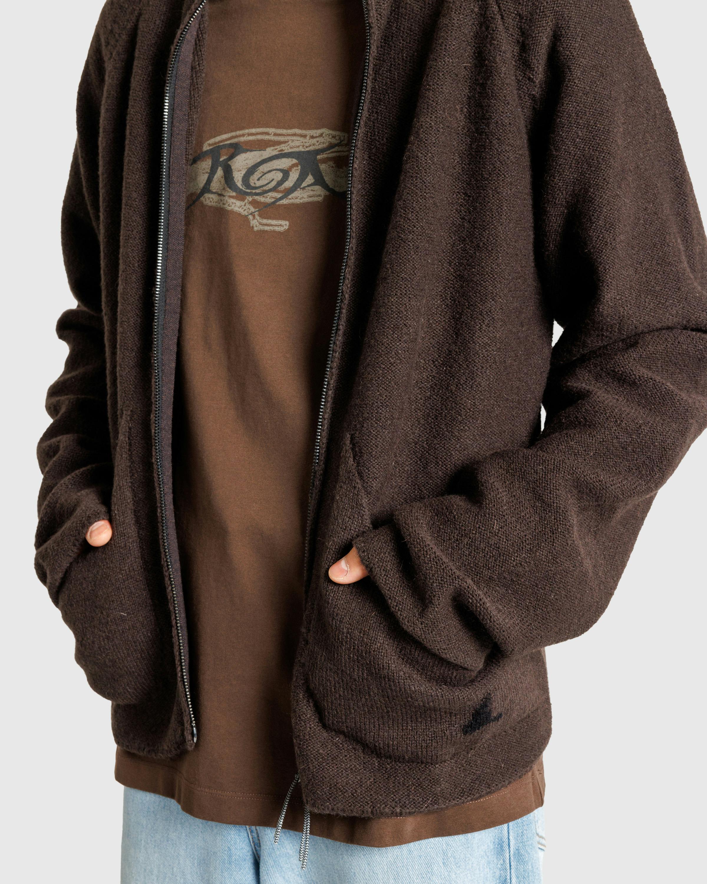 ROA – Mohair Cardigan Brown - Cardigans - Brown - Image 7