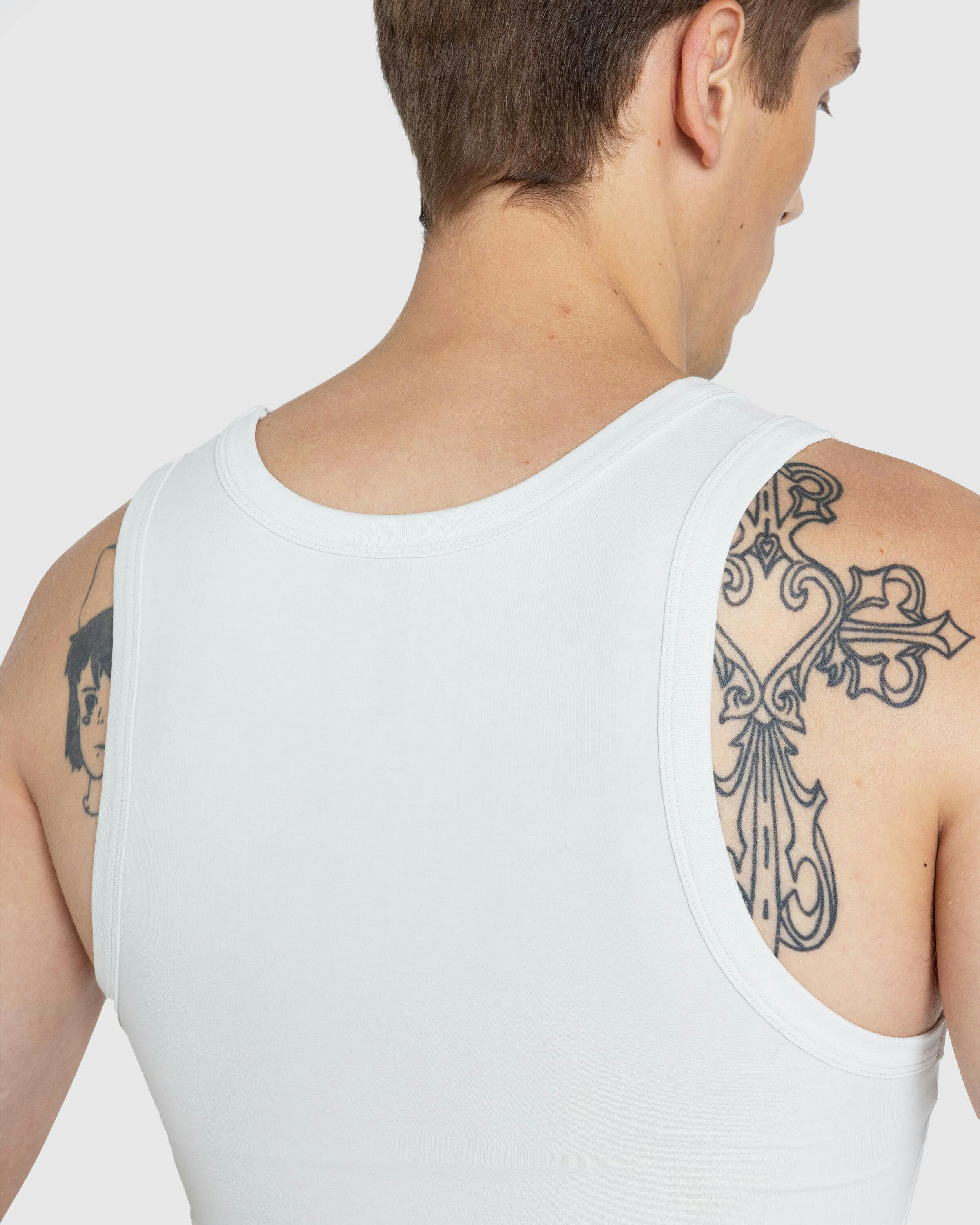 Entire Studios – Cropped Tank Rice - Tank Tops - White - Image 7