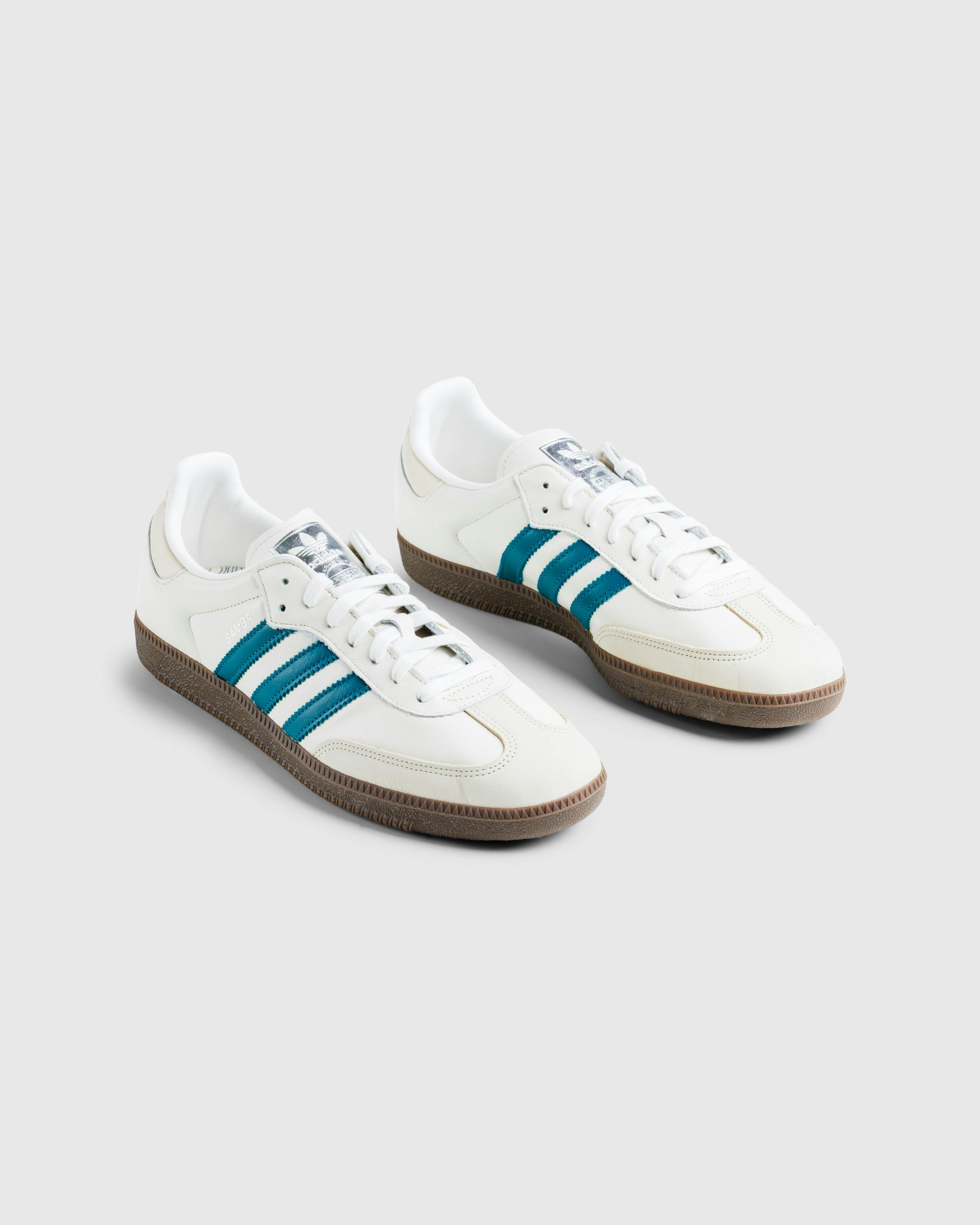 Samba OG W Cloud White/Legacy Teal/Wonder White - Low Top Sneakers - White - Image 3