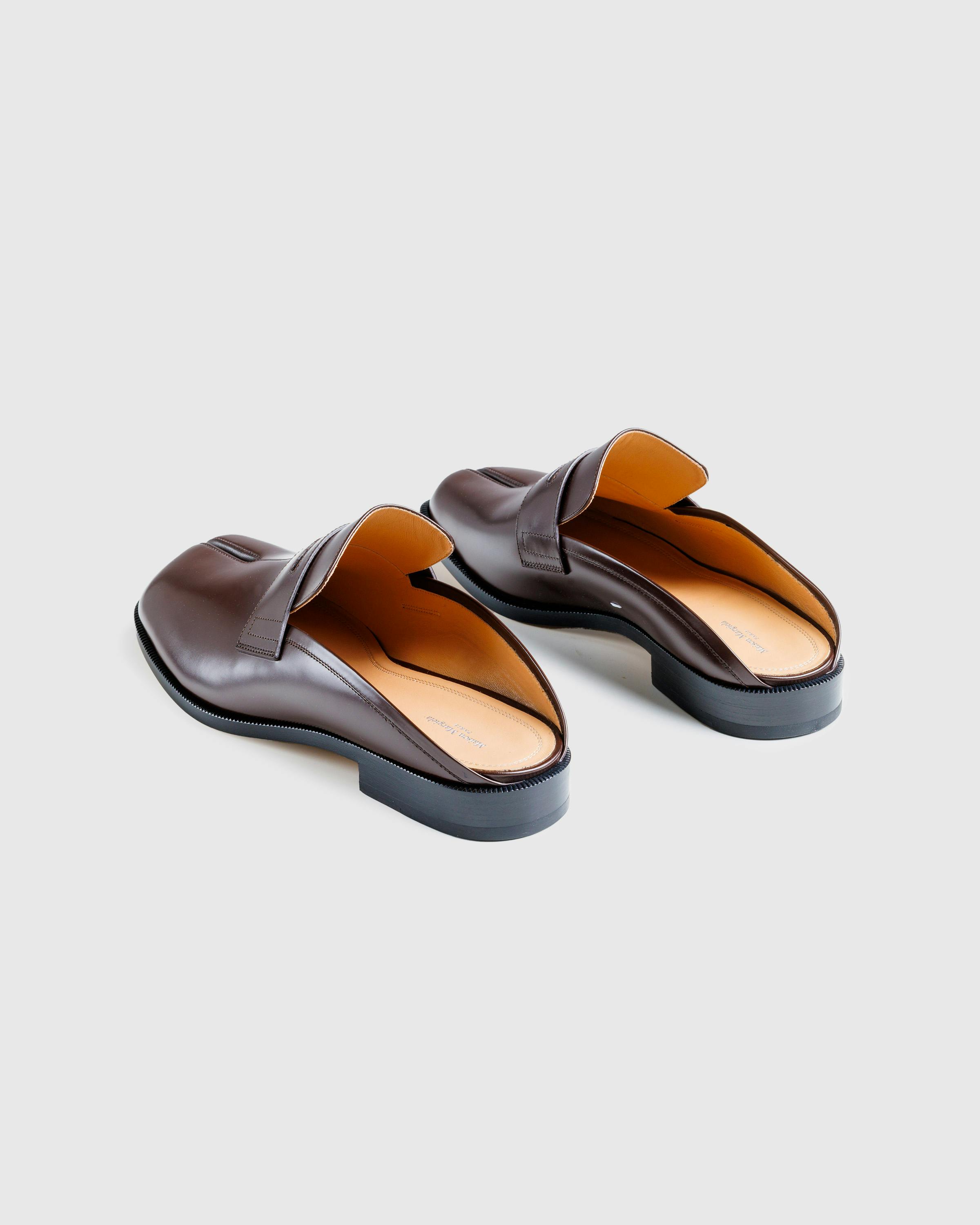 Maison Margiela – Tabi Slip-On Loafer Chic Brown - Sandals - Brown - Image 3