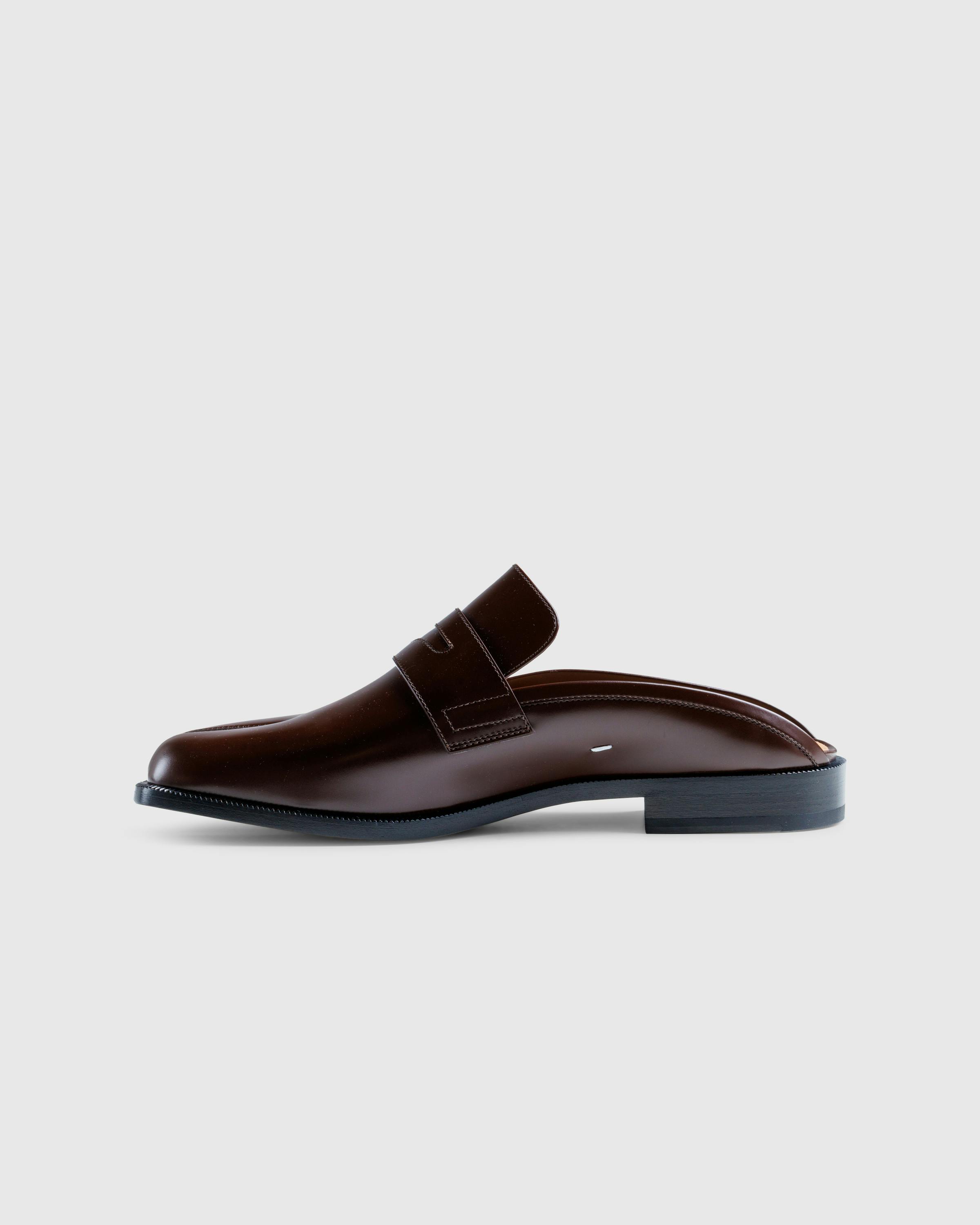 Maison Margiela – Tabi Slip-On Loafer Chic Brown - Sandals - Brown - Image 2