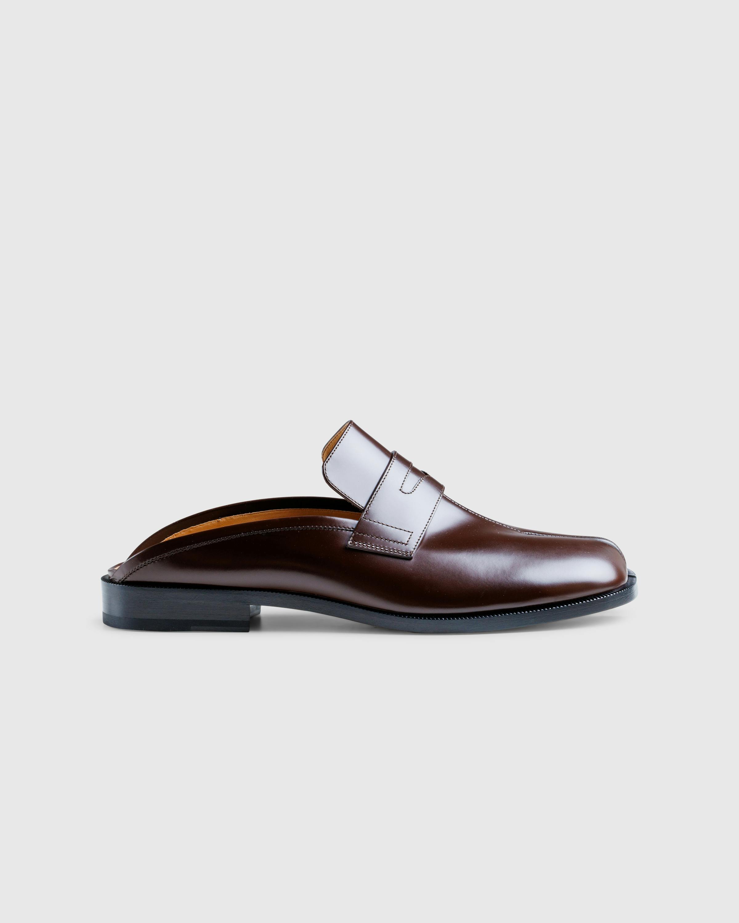 Maison Margiela – Tabi Slip-On Loafer Chic Brown - Sandals - Brown - Image 1