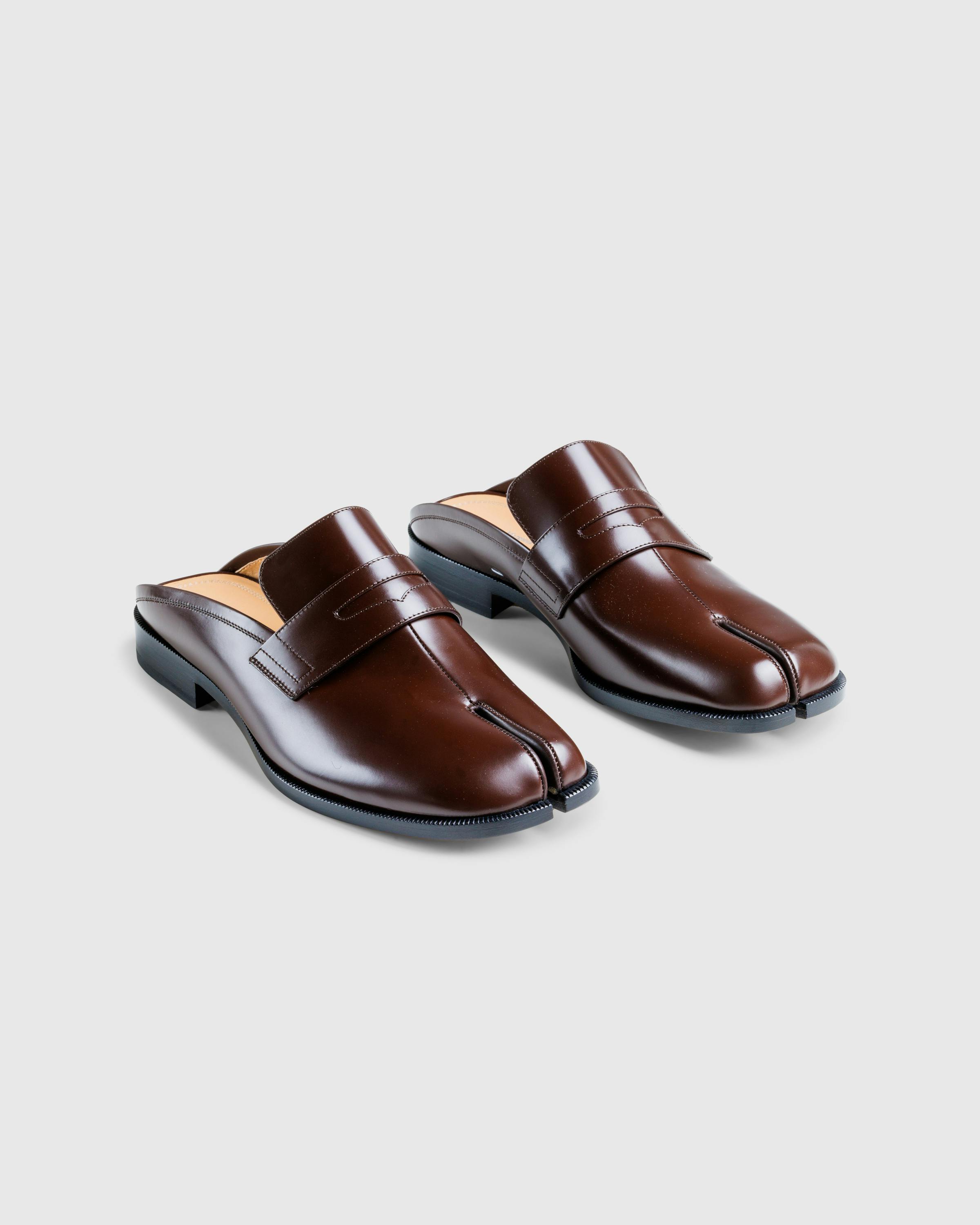 Maison Margiela – Tabi Slip-On Loafer Chic Brown - Sandals - Brown - Image 6