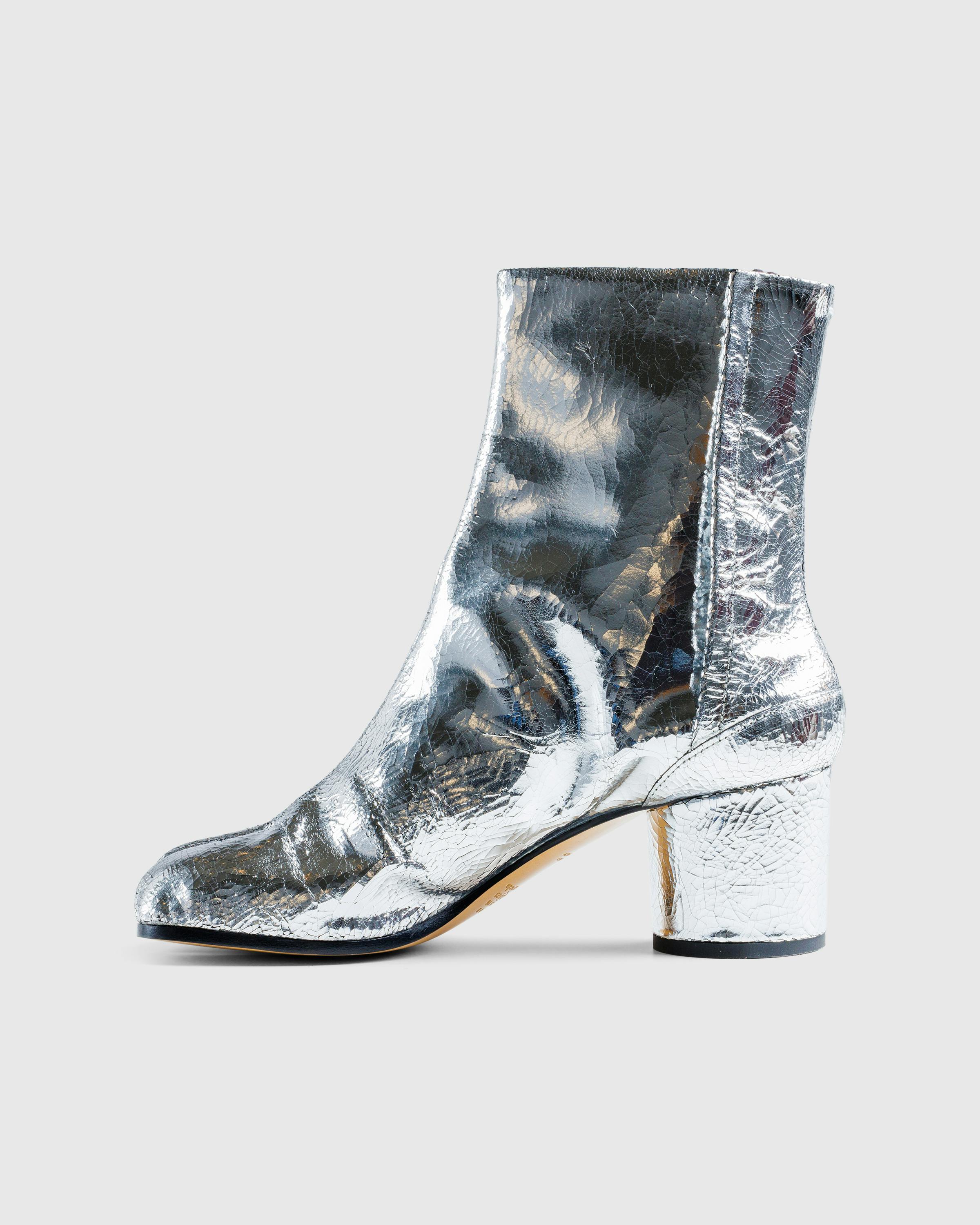 Maison Margiela – Tabi Ankle Boots Silver - Heels - Silver - Image 2