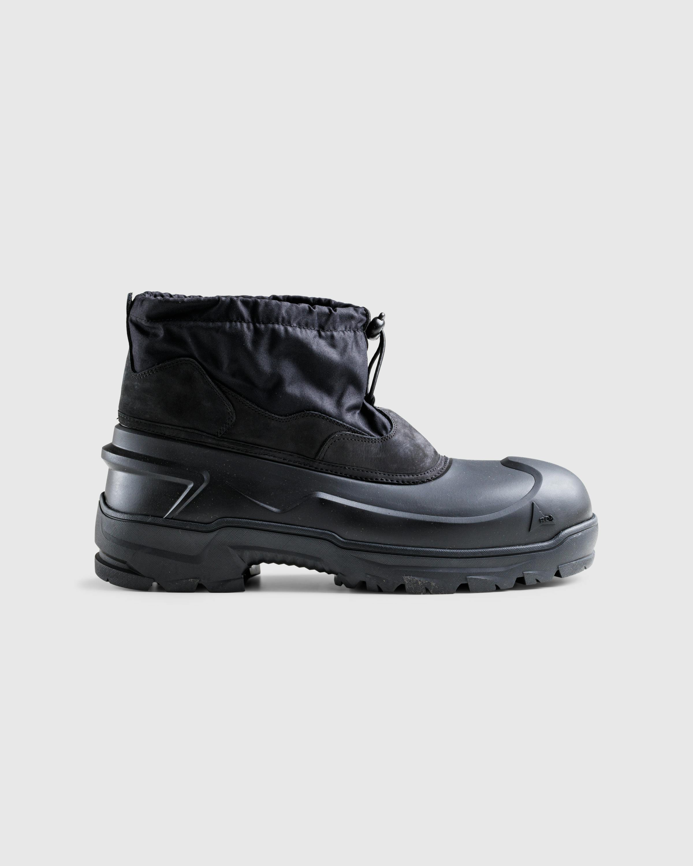 ROA – Low Top Rubber Boot Black - Low Top Sneakers - Black - Image 1