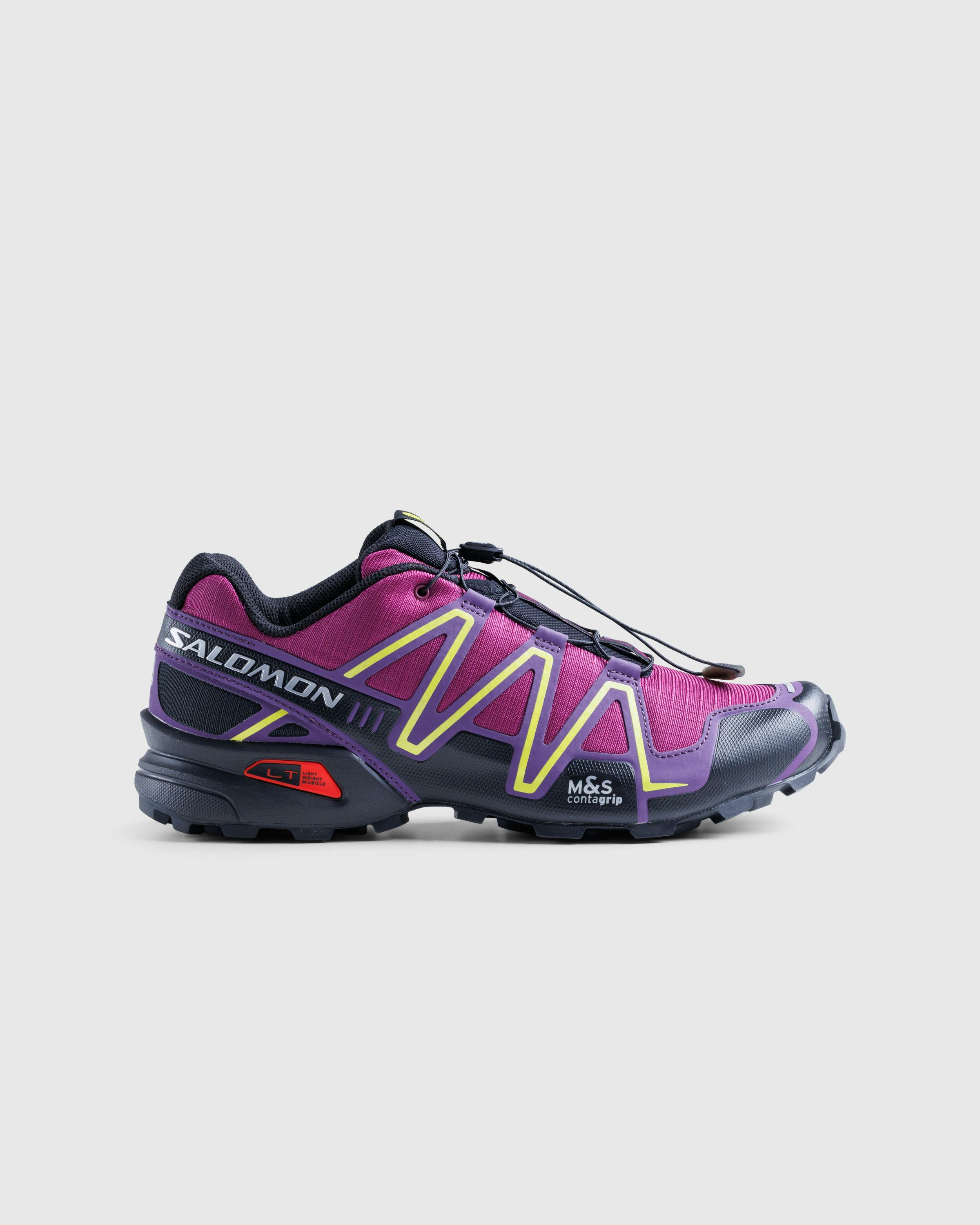 Salomon – Speedcross 3 Plum Caspia/Black/Crown Jewel - Low Top Sneakers - Red - Image 1