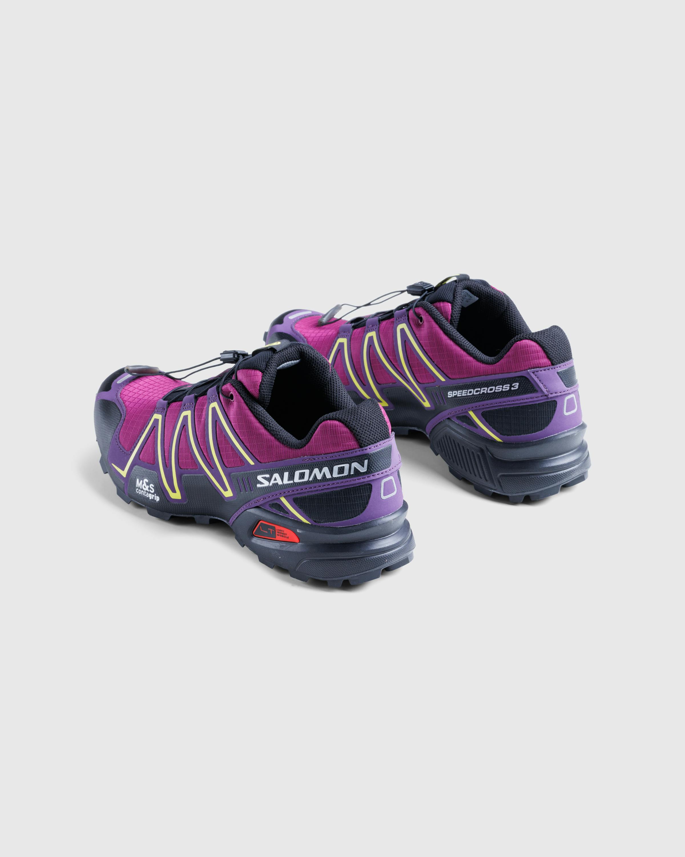 Salomon – Speedcross 3 Plum Caspia/Black/Crown Jewel - Low Top Sneakers - Red - Image 6