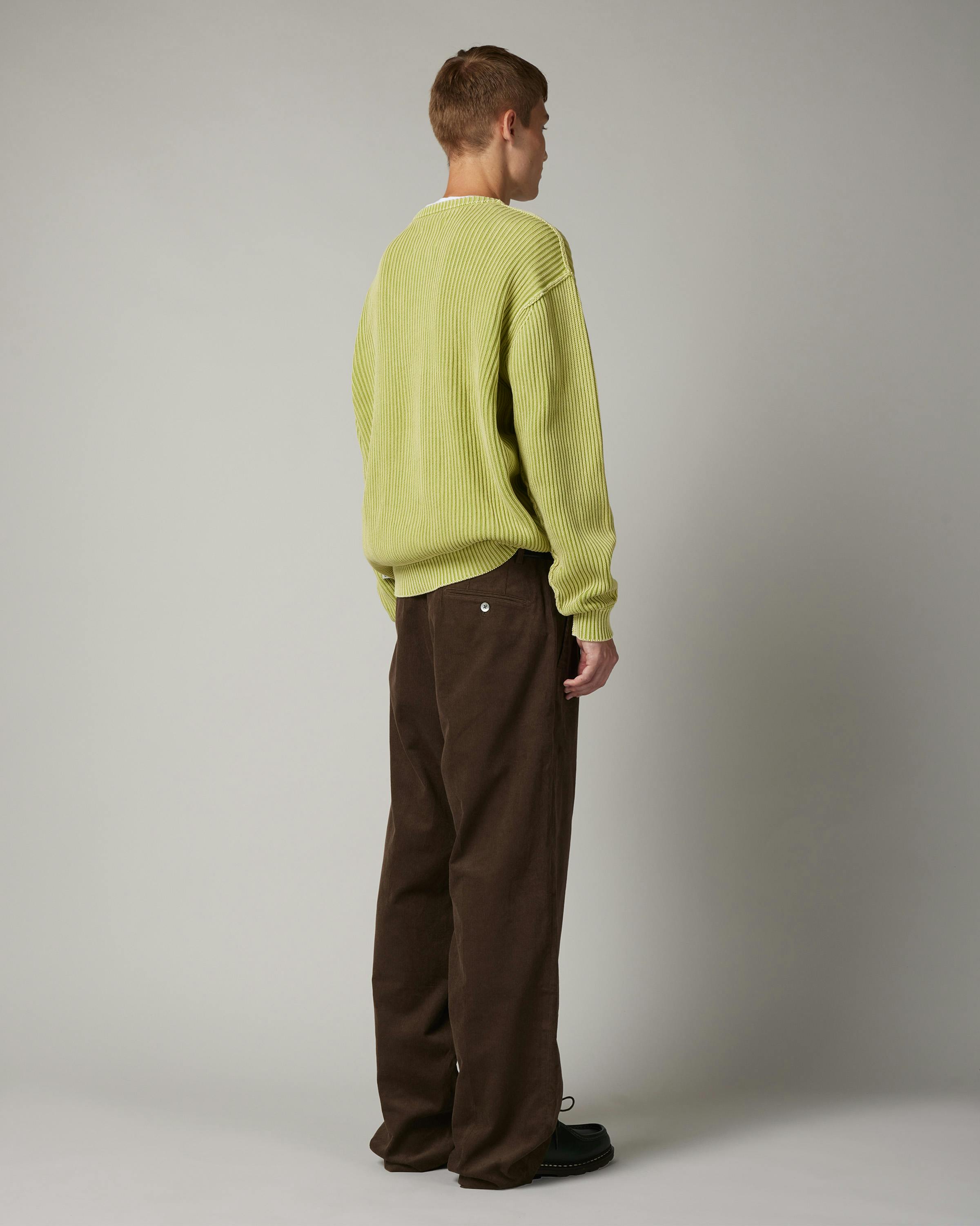 Highsnobiety – Cord Pleated Dress Pants Brown - Trousers - Brown - Image 8