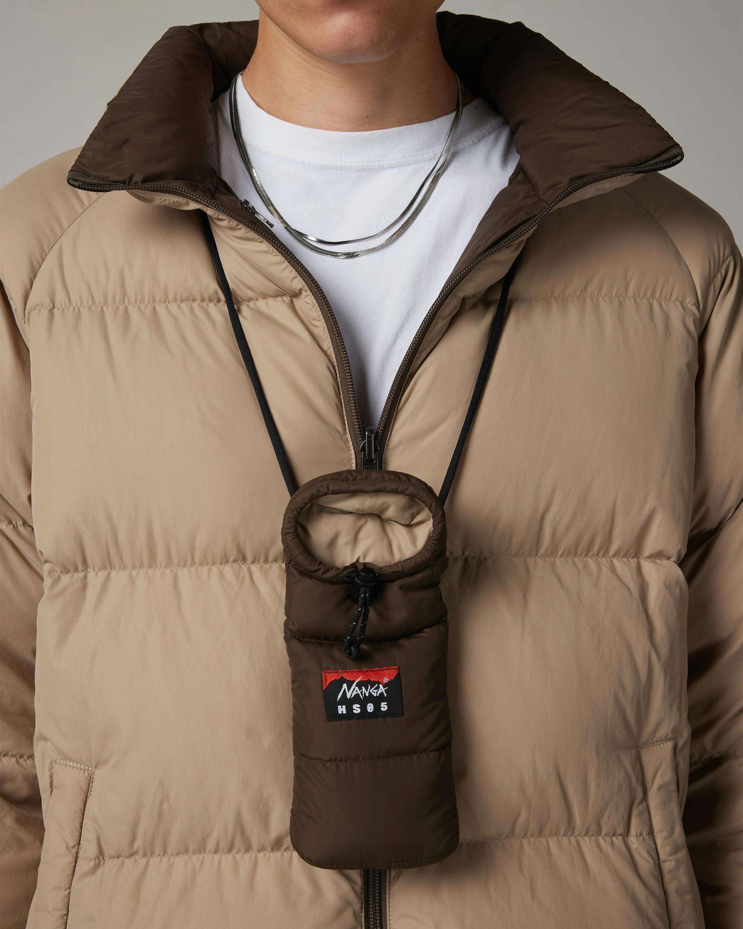 NANGA x Highsnobiety HS05 – Mini Sleeping Bag Brown/Beige - Camping Gear - Brown/Beige - Image 7