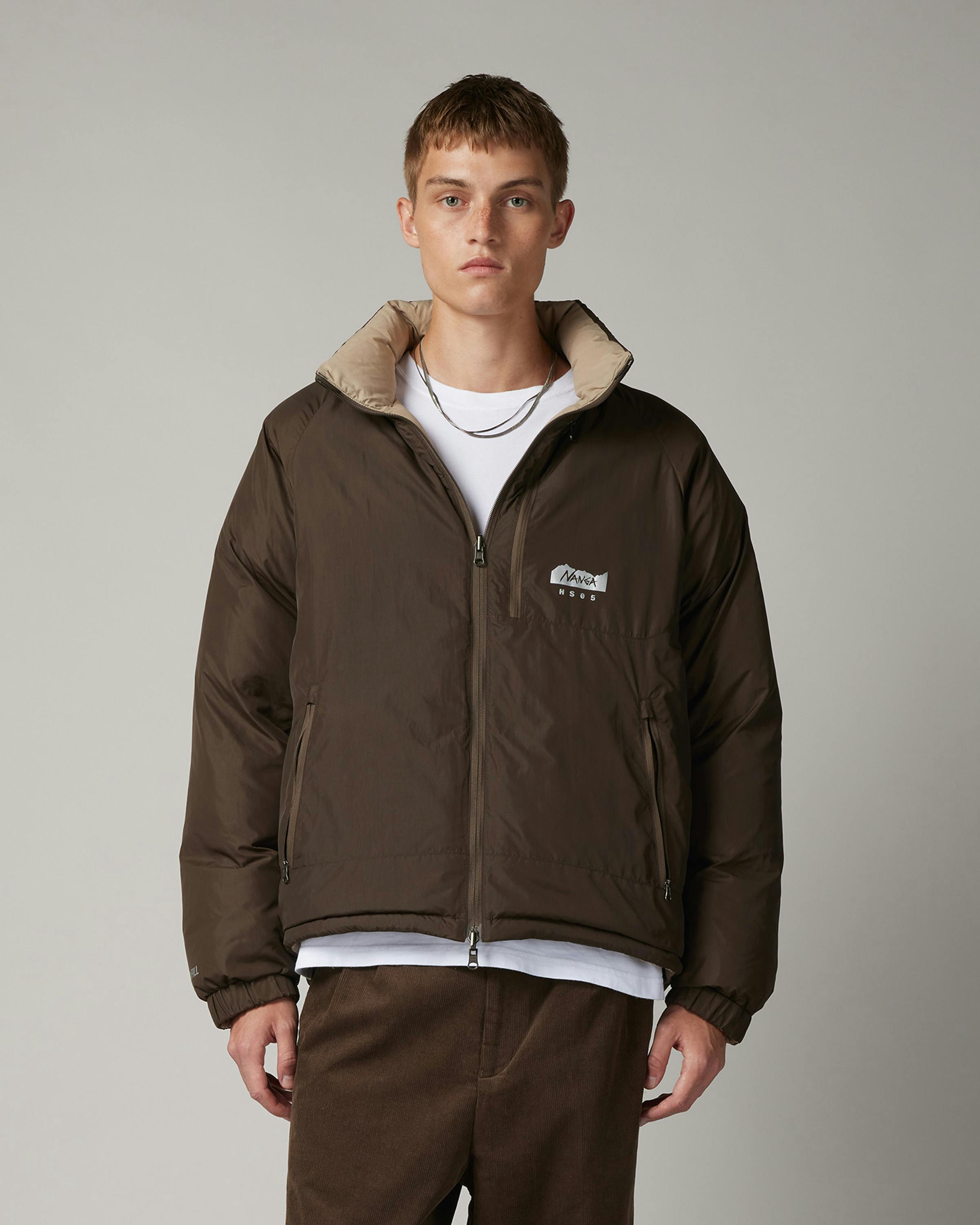 NANGA x Highsnobiety HS05 – Reversible Down Jacket Brown/Beige - Down Jackets - Brown/Beige - Image 3