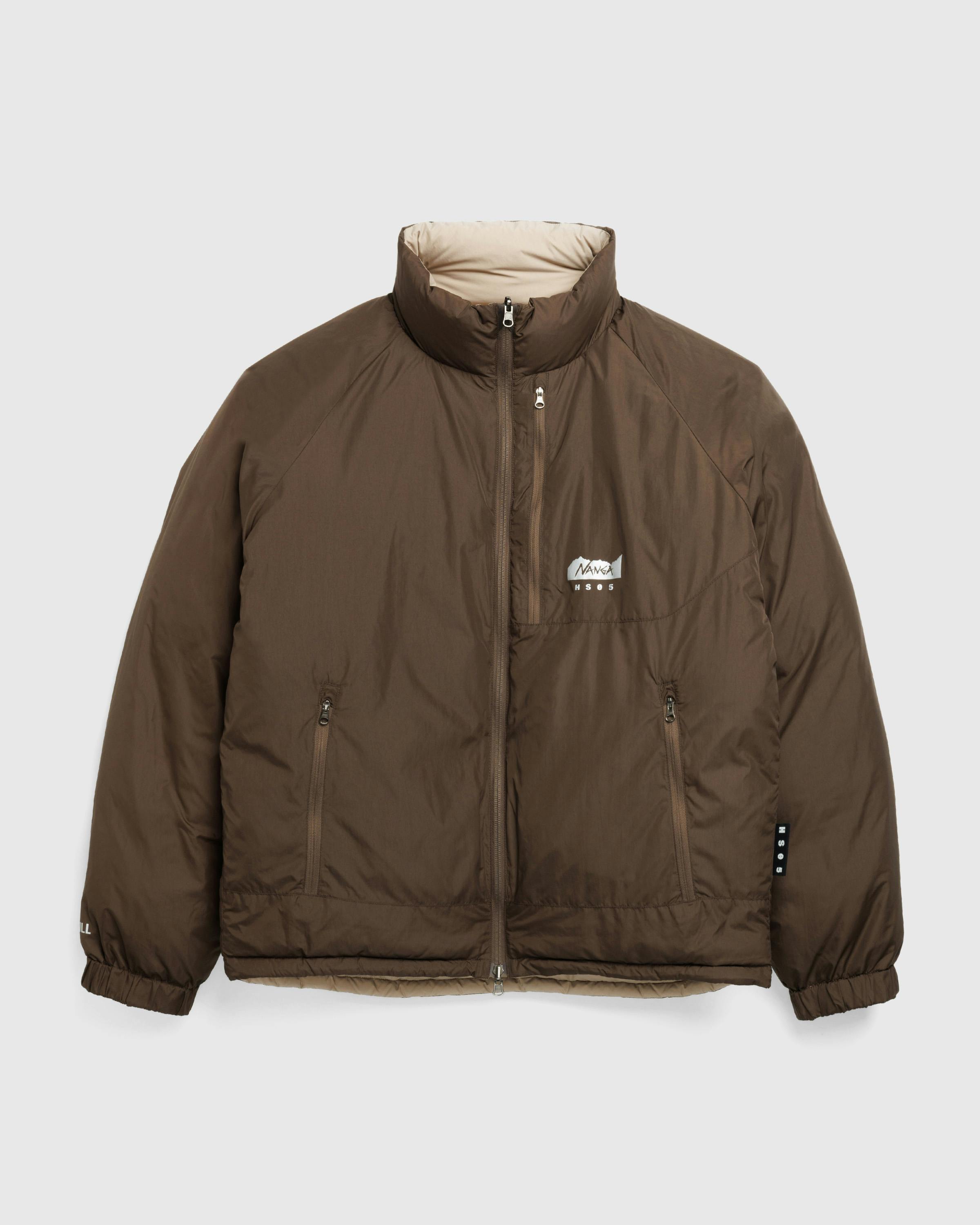 NANGA x Highsnobiety HS05 – Reversible Down Jacket Brown/Beige - Down Jackets - Brown/Beige - Image 1