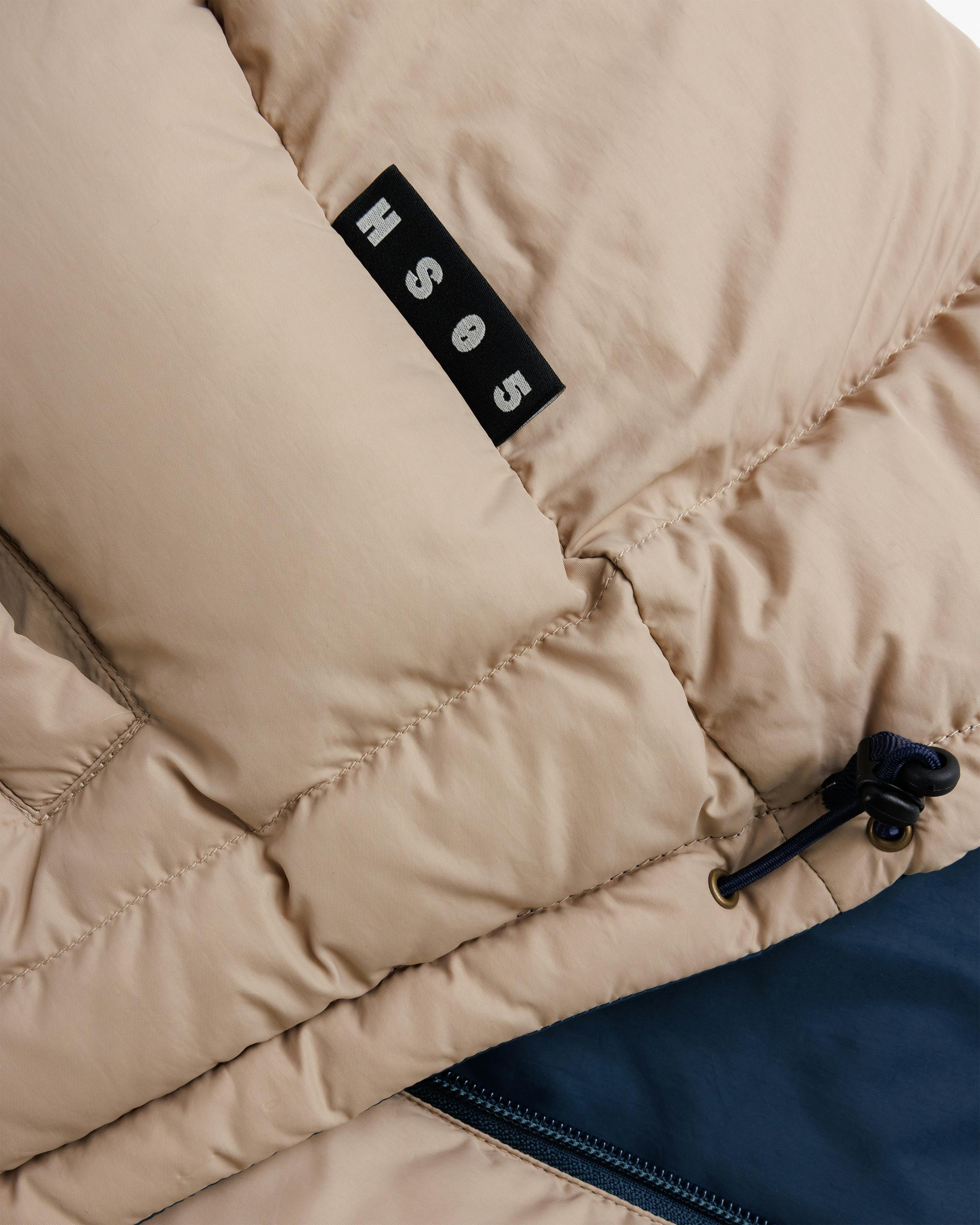 NANGA x Highsnobiety HS05 – Reversible Down Jacket Navy/Beige - Down Jackets - Brown/Beige - Image 13