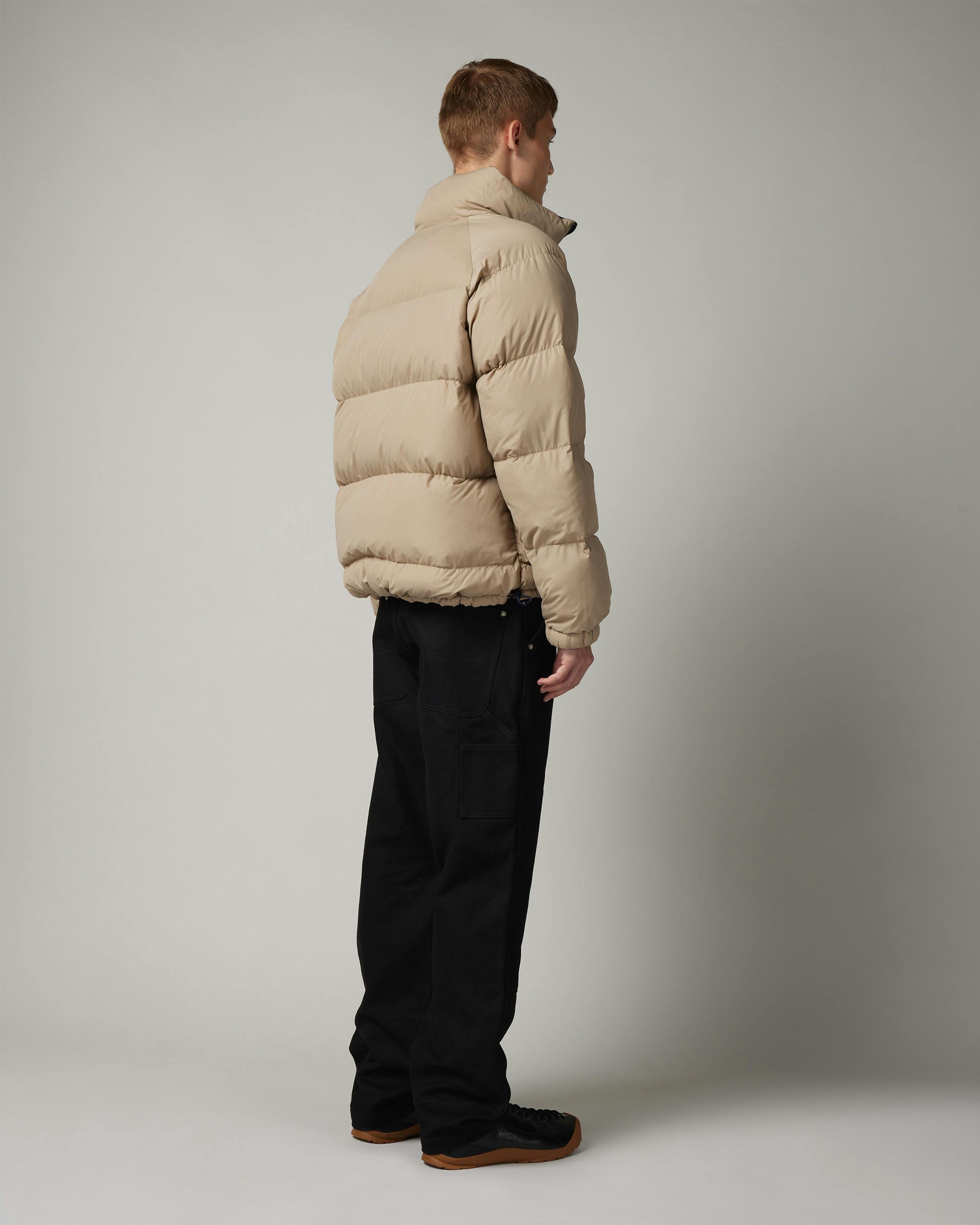 NANGA x Highsnobiety HS05 – Reversible Down Jacket Navy/Beige - Down Jackets - Navy/Beige - Image 12