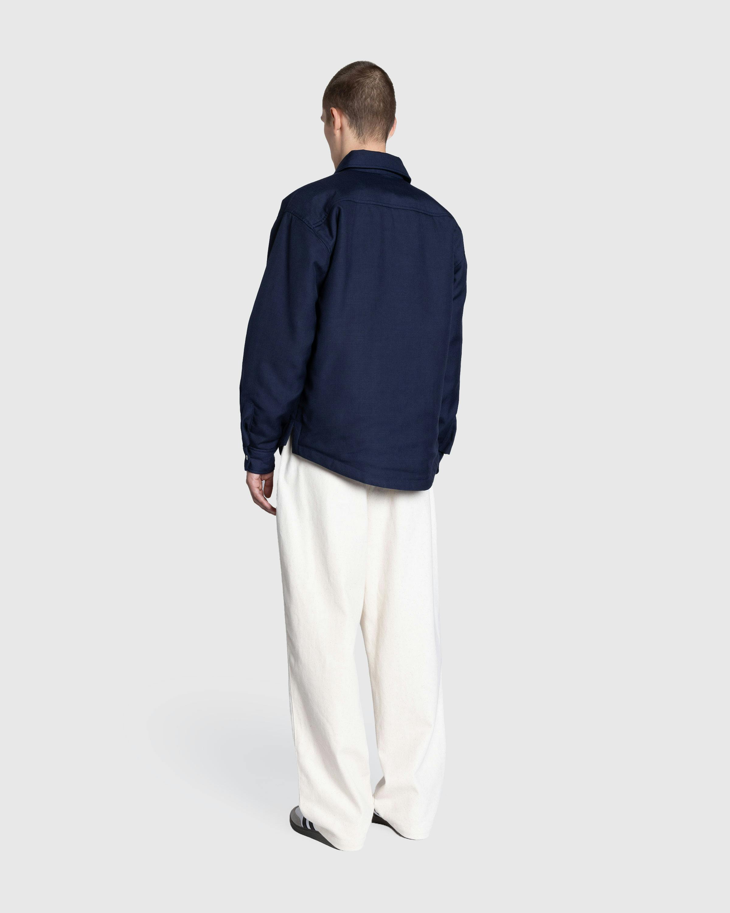 JACQUEMUS – La Chemise Boulanger Dark Navy - Overshirt - Blue - Image 4