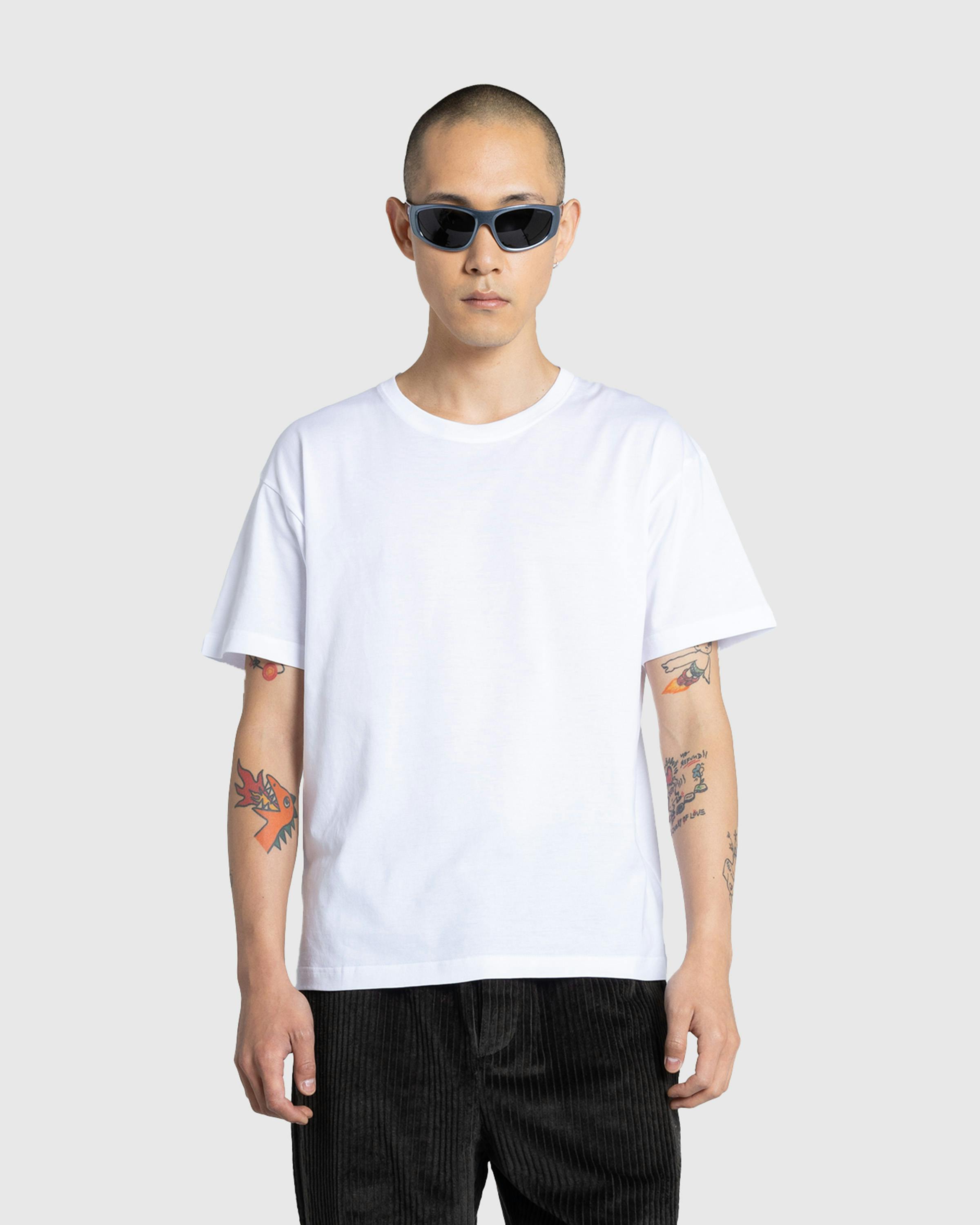 Meta Campania Collective – Peter Jersey Cotton T-Shirt White - Shortsleeve Shirts - White - Image 2