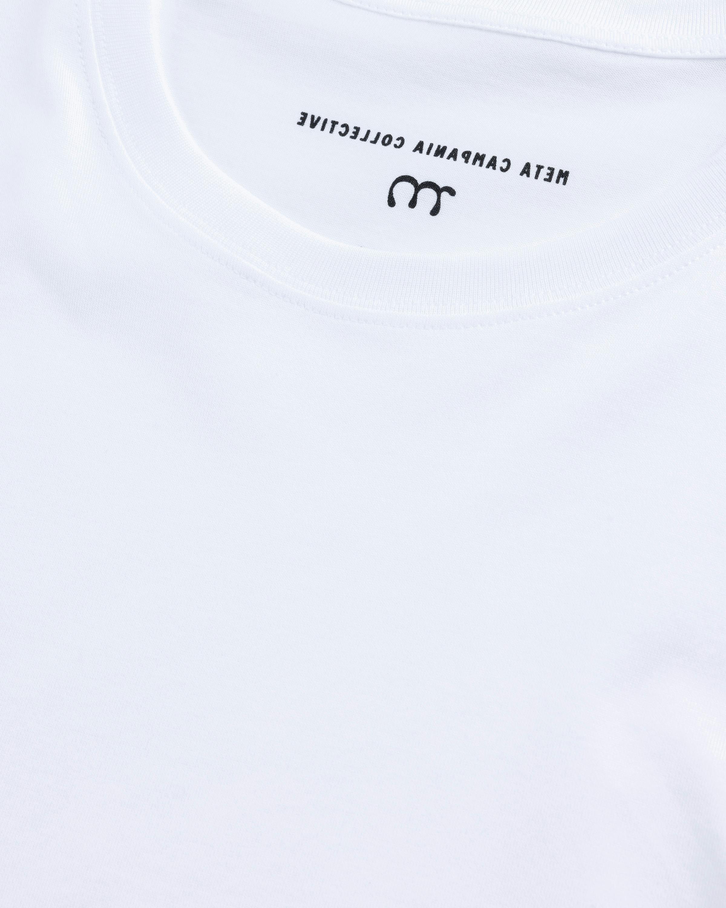 Meta Campania Collective – Peter Jersey Cotton T-Shirt White - Shortsleeve Shirts - White - Image 5