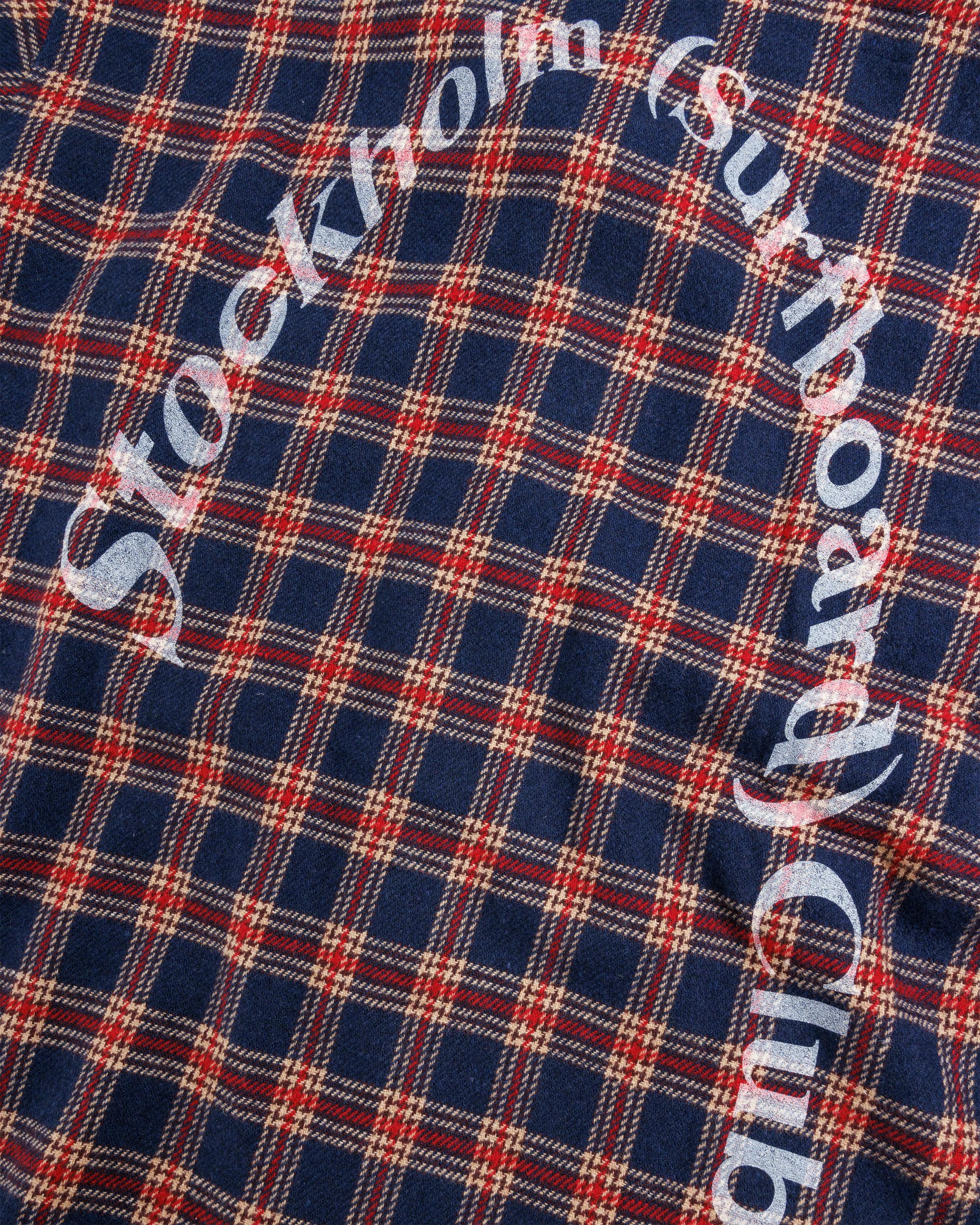 Stockholm Surfboard Club – Club Overshirt Red Blue Check - Overshirt - Multi - Image 5