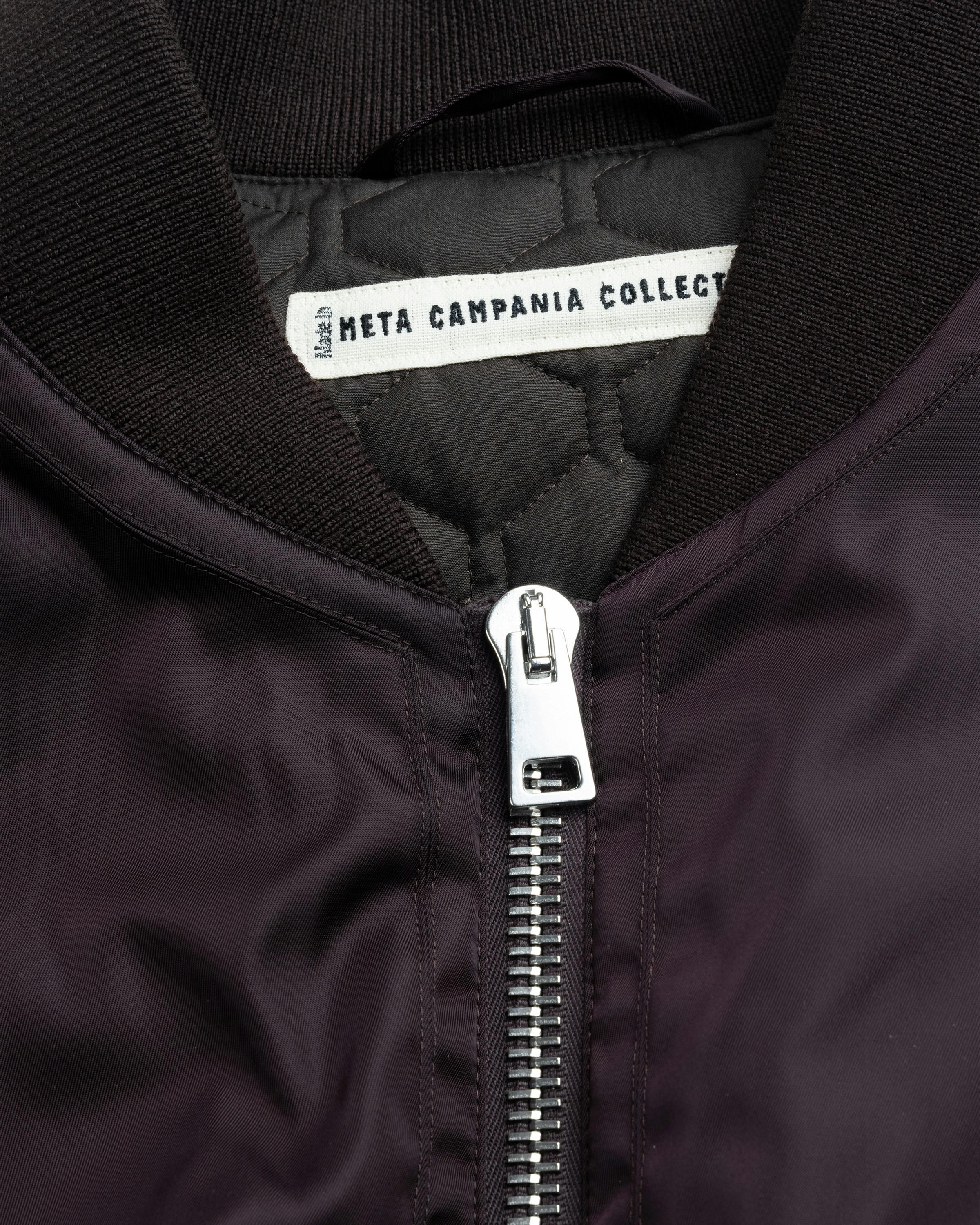 Meta Campania Collective – Bastien Nylon Cropped Bomber Dark Chocolate Brown - Bomber Jackets - Brown - Image 7