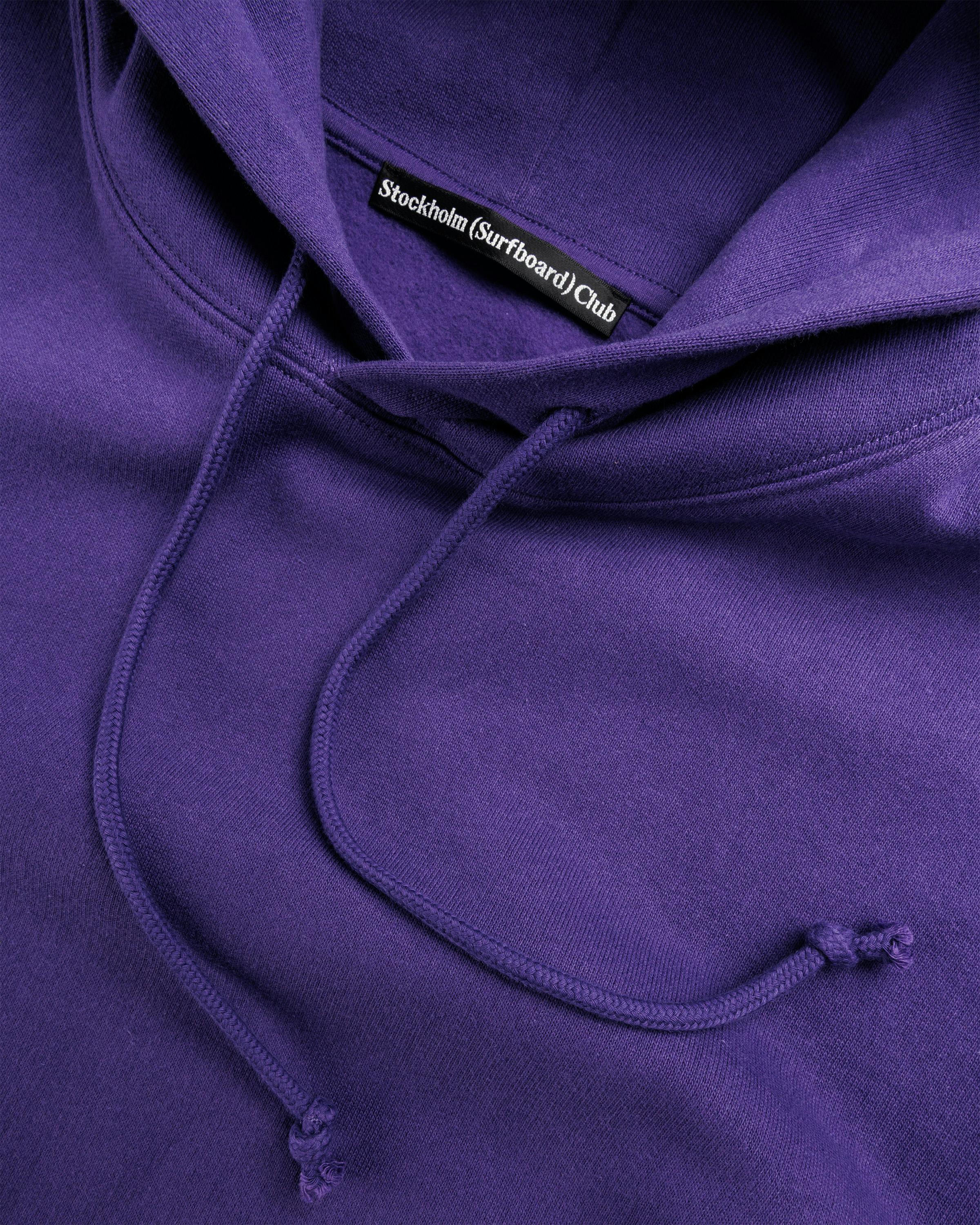 Stockholm Surfboard Club – Bjorn Hoodie Plum - Hoodies - Purple - Image 7