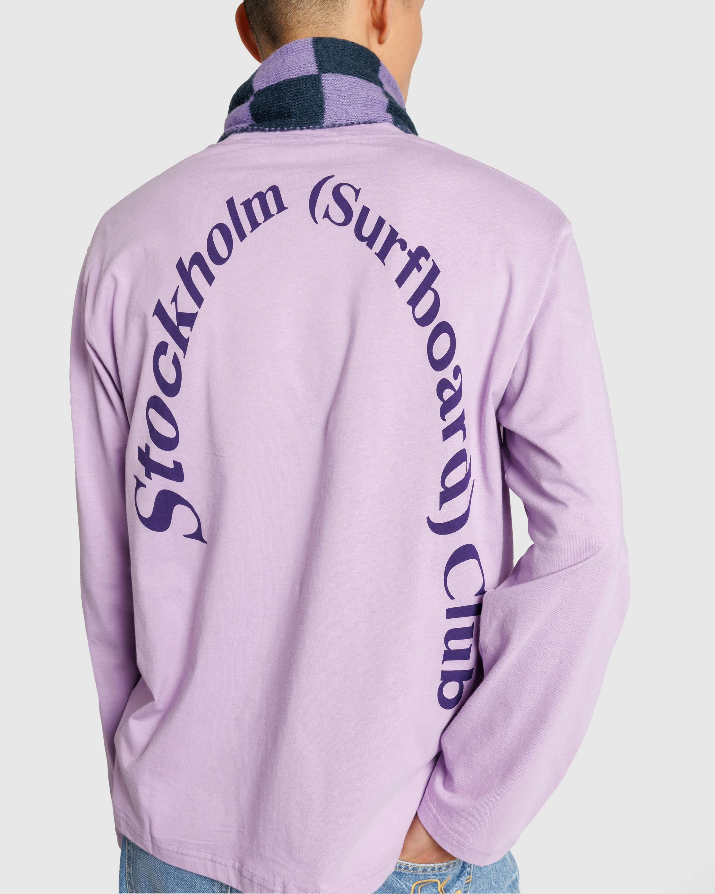 Stockholm Surfboard Club – Greg Longsleeve Orchid - Longsleeves - Purple - Image 4