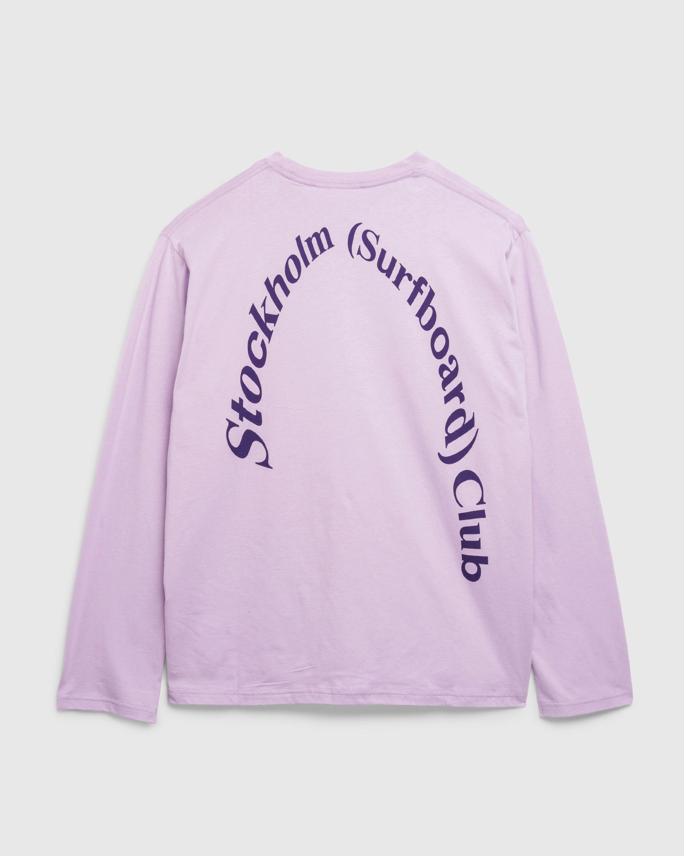 Stockholm Surfboard Club – Greg Longsleeve Orchid - Longsleeves - Purple - Image 1